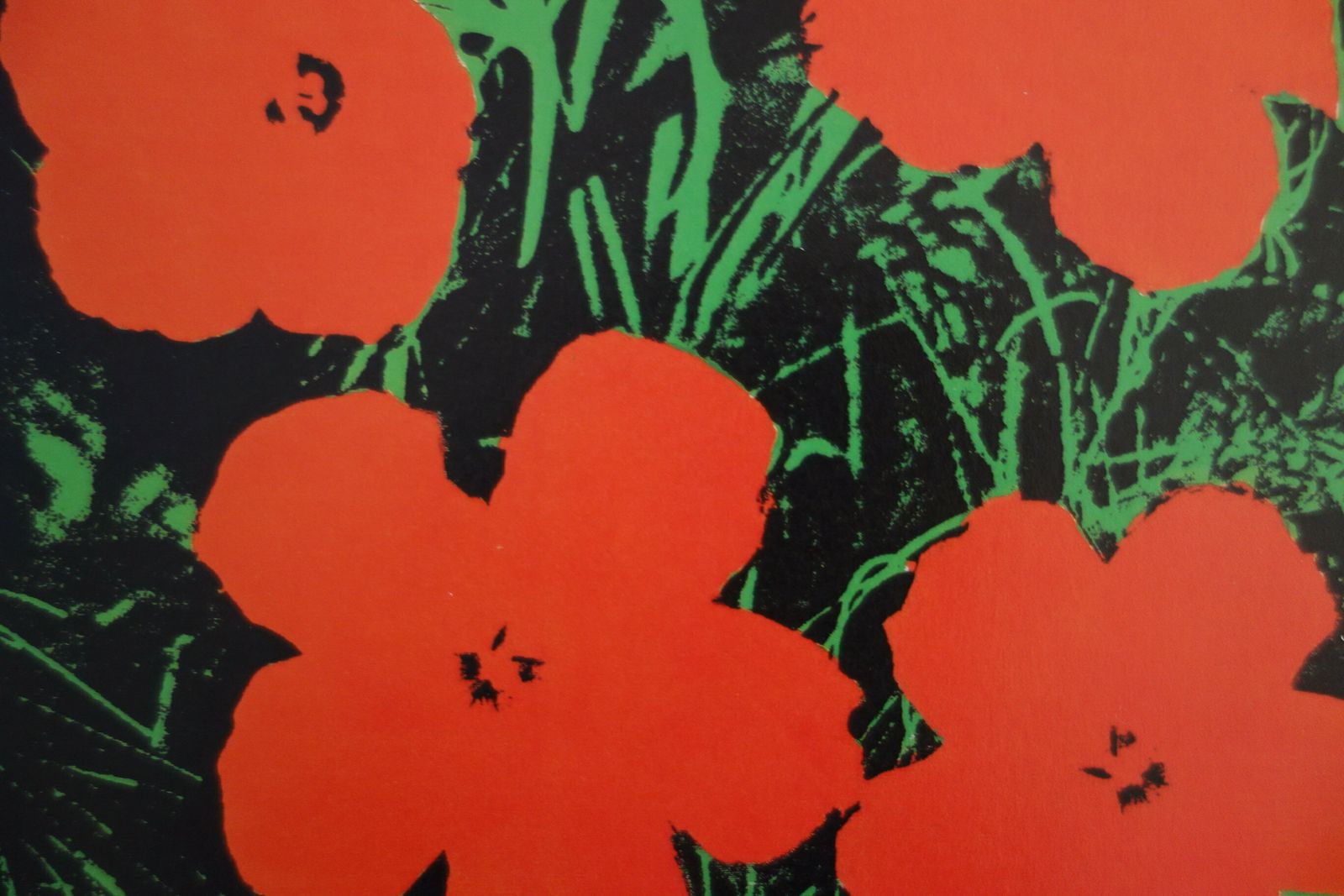 Fine Pop Art Limited Edition Print – Flowers, Andy Warhol, Stamp Signed & Numbered photo Art