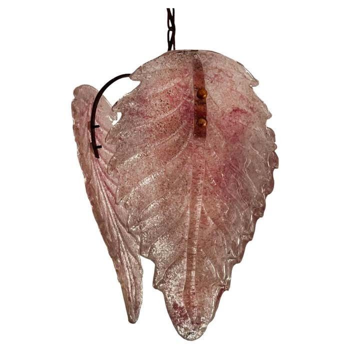 Gorgeous Murano Rose Bud Chandelier 1980's