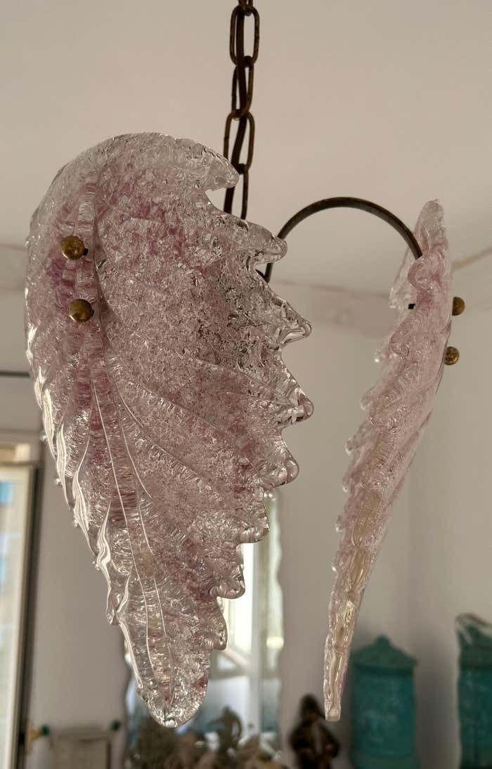Gorgeous Murano Rose Bud Chandelier 1980's photo furniture