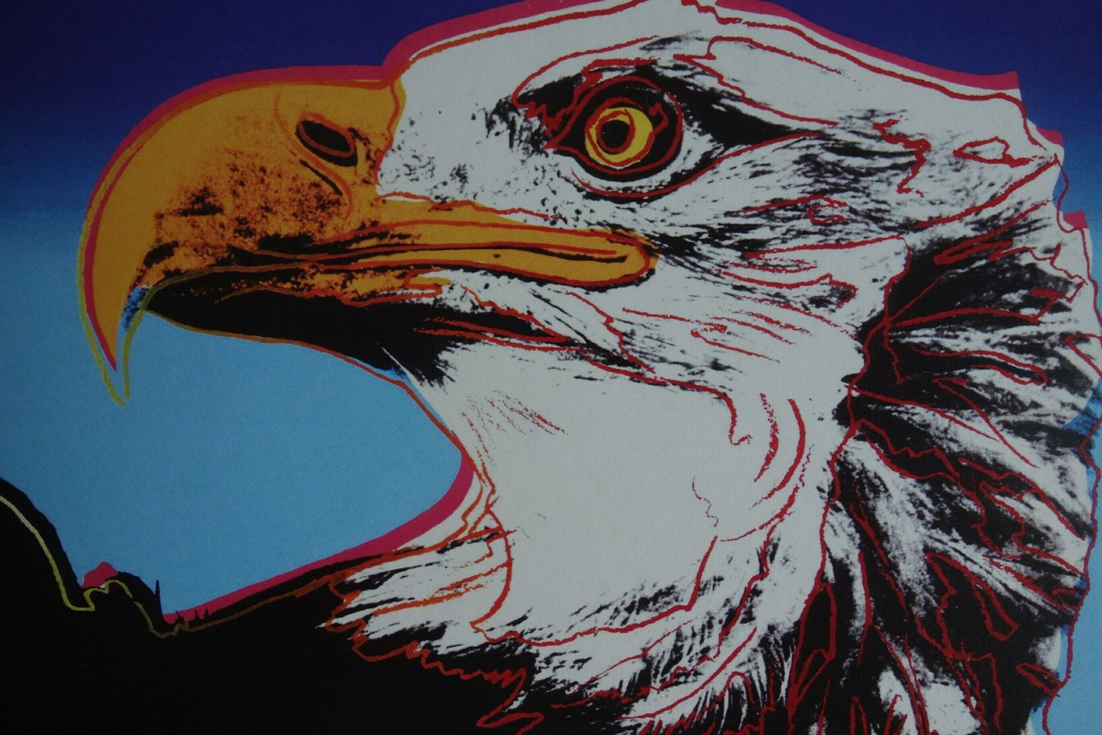 Fine Pop Art Limited Edition Print   Animal Series   Bald Eagle, Andy Warhol, Signed & Numbered photo for sale