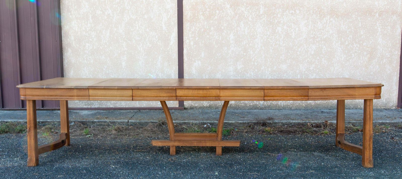 photo furniture Dining Table With Extentions Art Nouveau Period, France