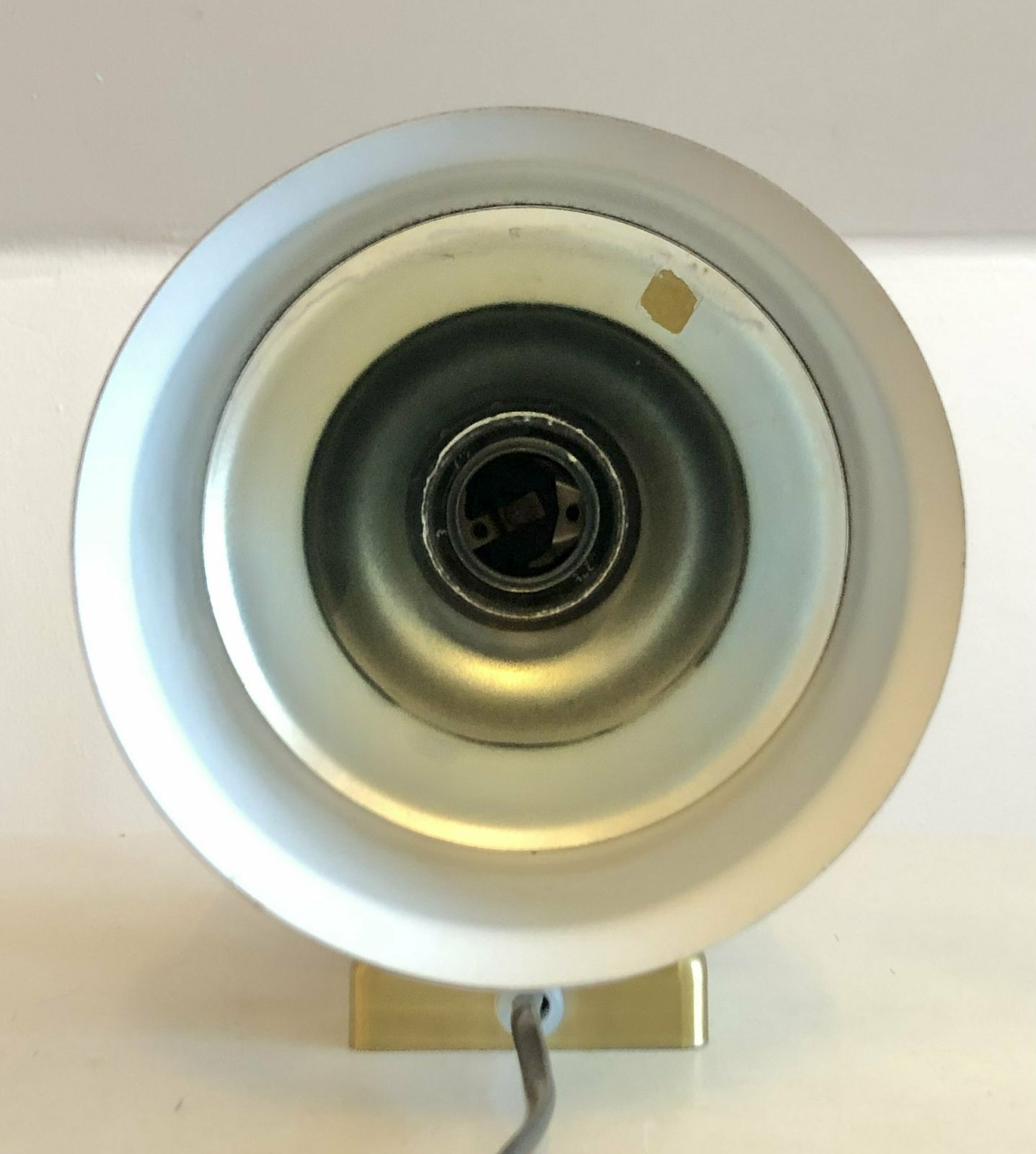 Danish Mid Century Brass Wall Lamp With Adjustable Shade And Great Details   Design By Abo, Randers photo buy