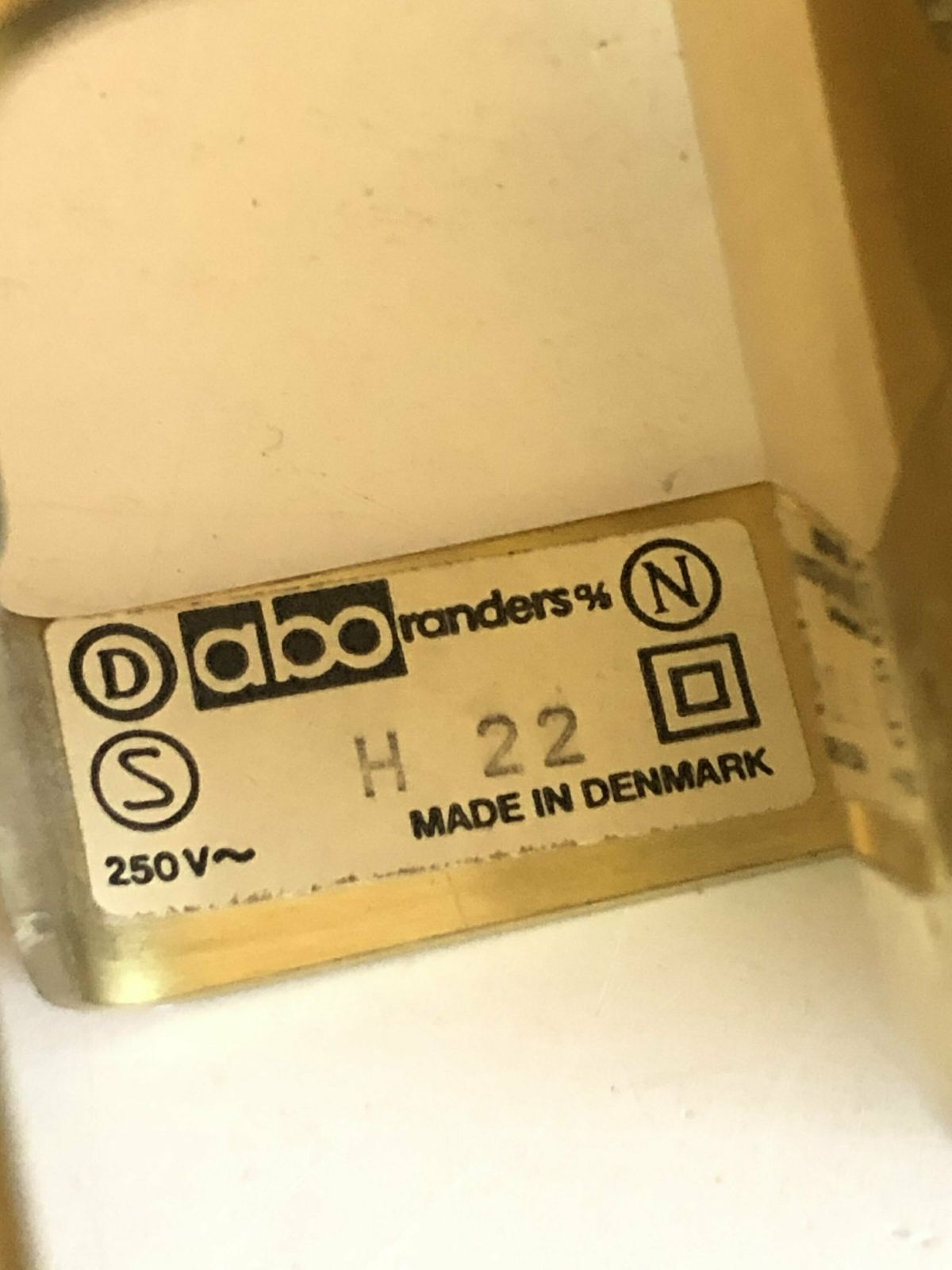 photo furniture Danish Mid Century Brass Wall Lamp With Adjustable Shade And Great Details   Design By Abo, Randers
