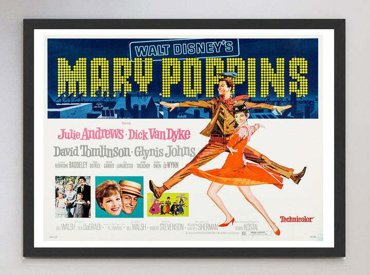 Mary Poppins Original Vintage Poster photo furniture