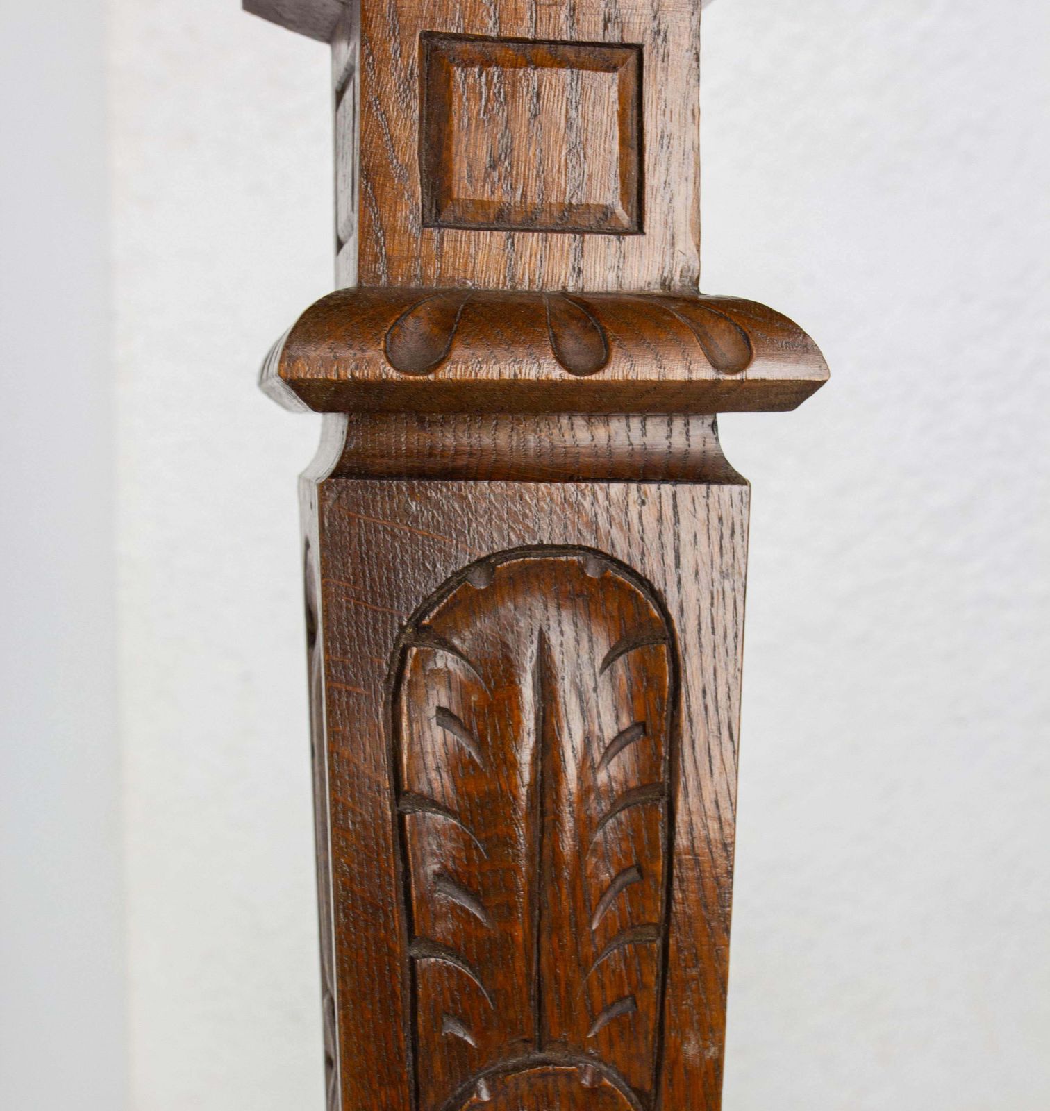 Home Decor French Oak Sellette Or Plant Holder In The Louis XIII Style, Circa 1900 photo
