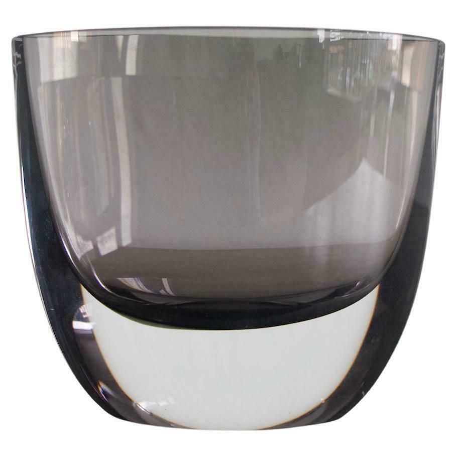 Smoked Glass Vase By Christian Von Sydow For Kosta Boda