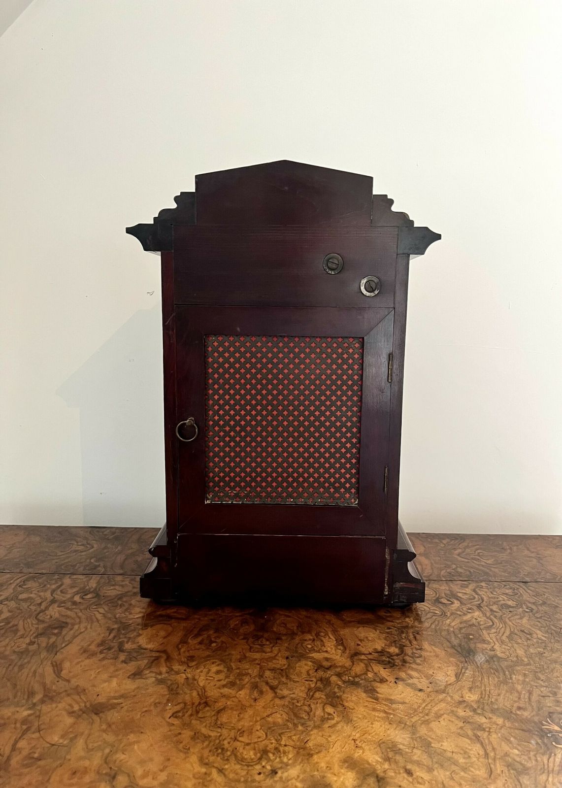 Edwardian Quality Rosewood Inlaid Chiming 8 Day Mantle Clock photo vinterior