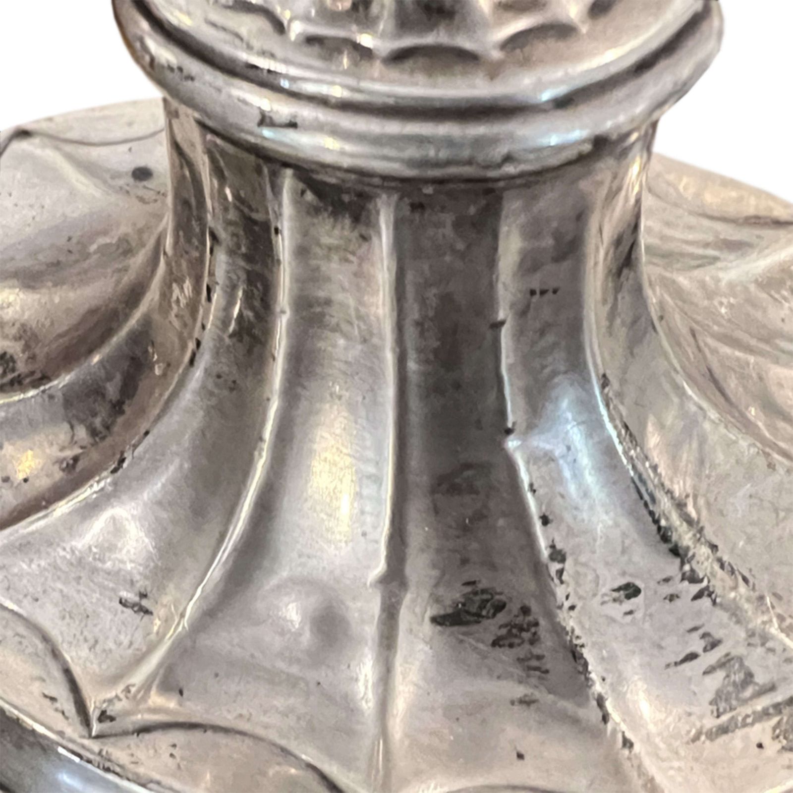 Pair Of English Silver Candlesticks, Hallmarked Birmingham 1901 photo Home Decor