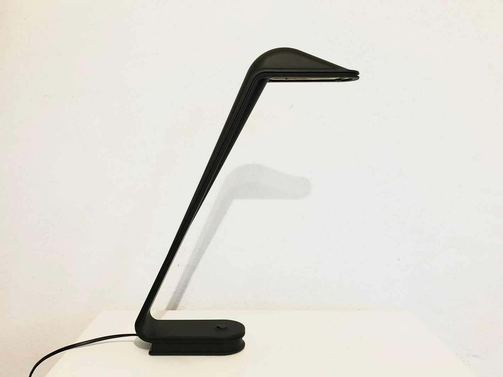 Danish Postmodern Louis Poulsen “Rappe Louis” Vintage Table Lamp In Black   Design By Alfred Homann photo Lighting