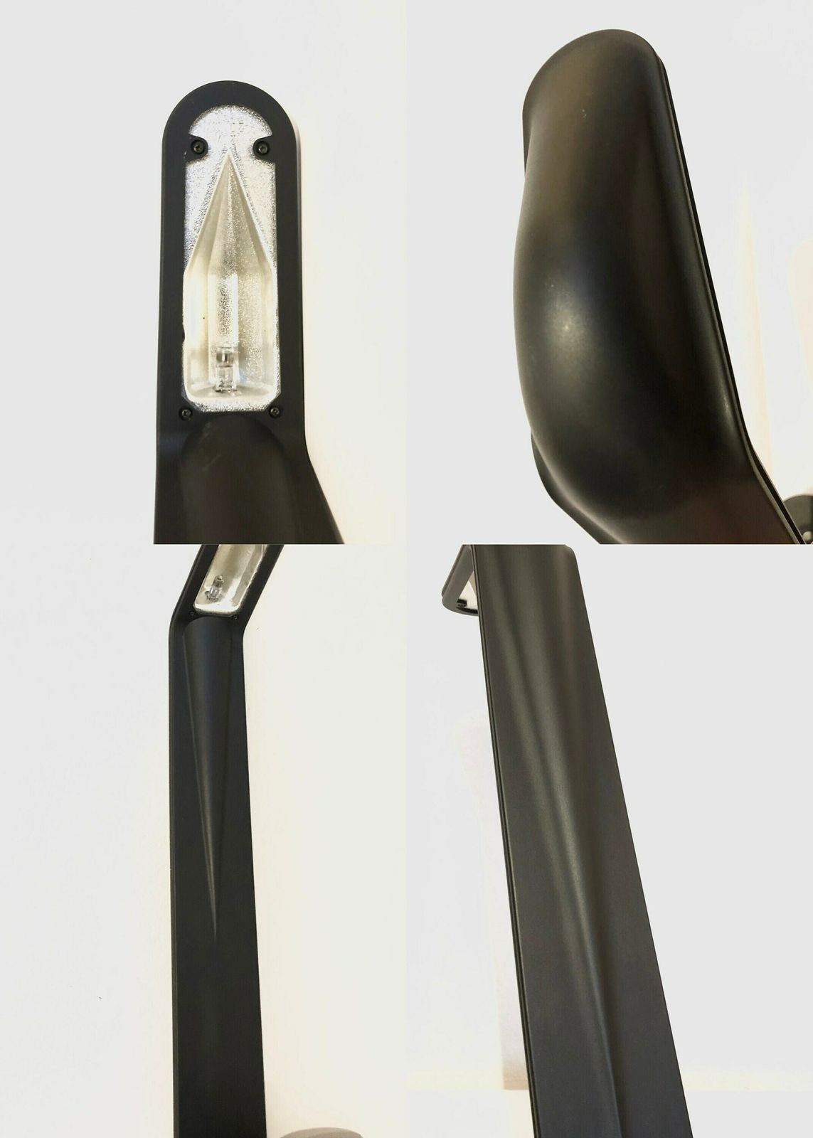 Danish Postmodern Louis Poulsen “Rappe Louis” Vintage Table Lamp In Black   Design By Alfred Homann photo vintage