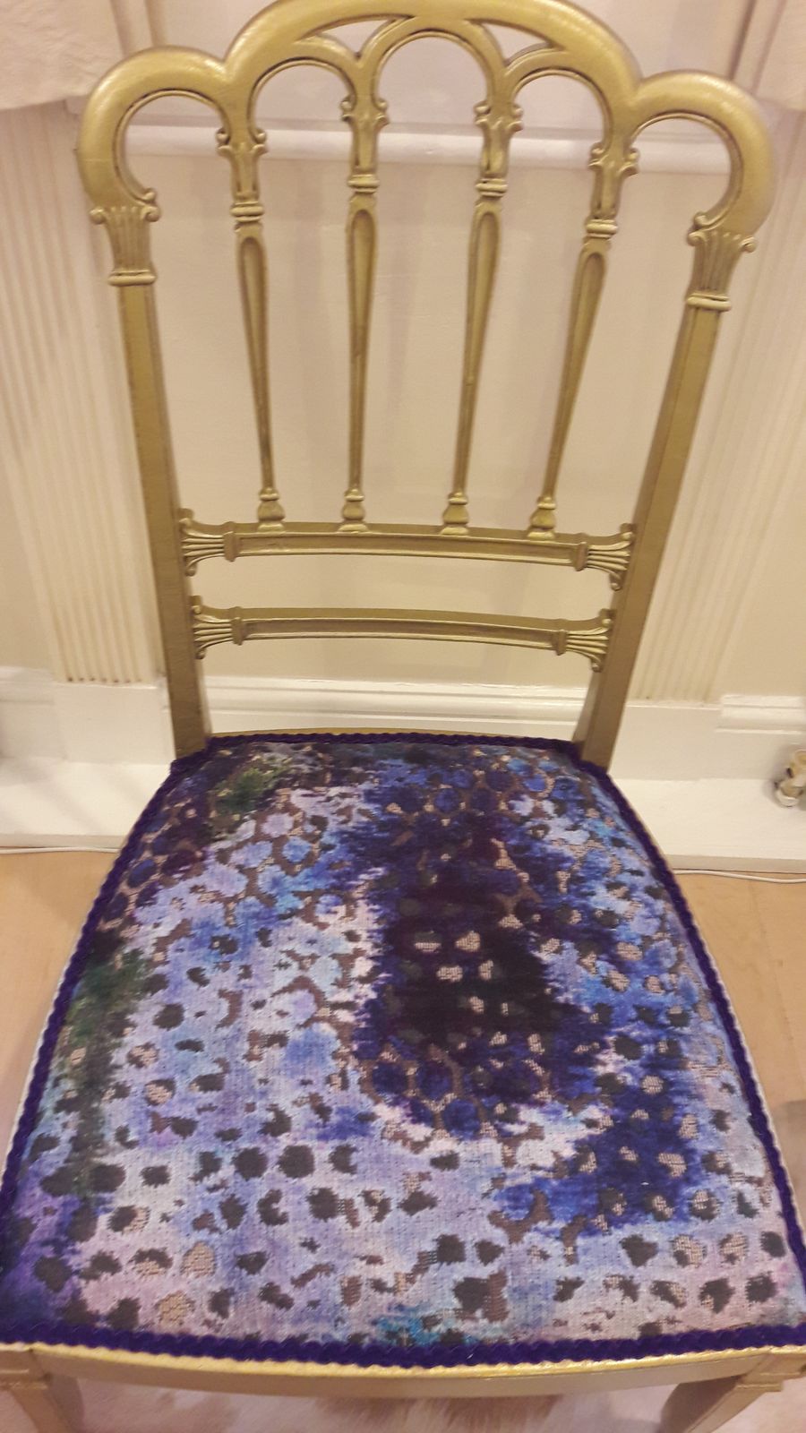 Gold Designers Guild Upholstered Occasional Chair photo furniture