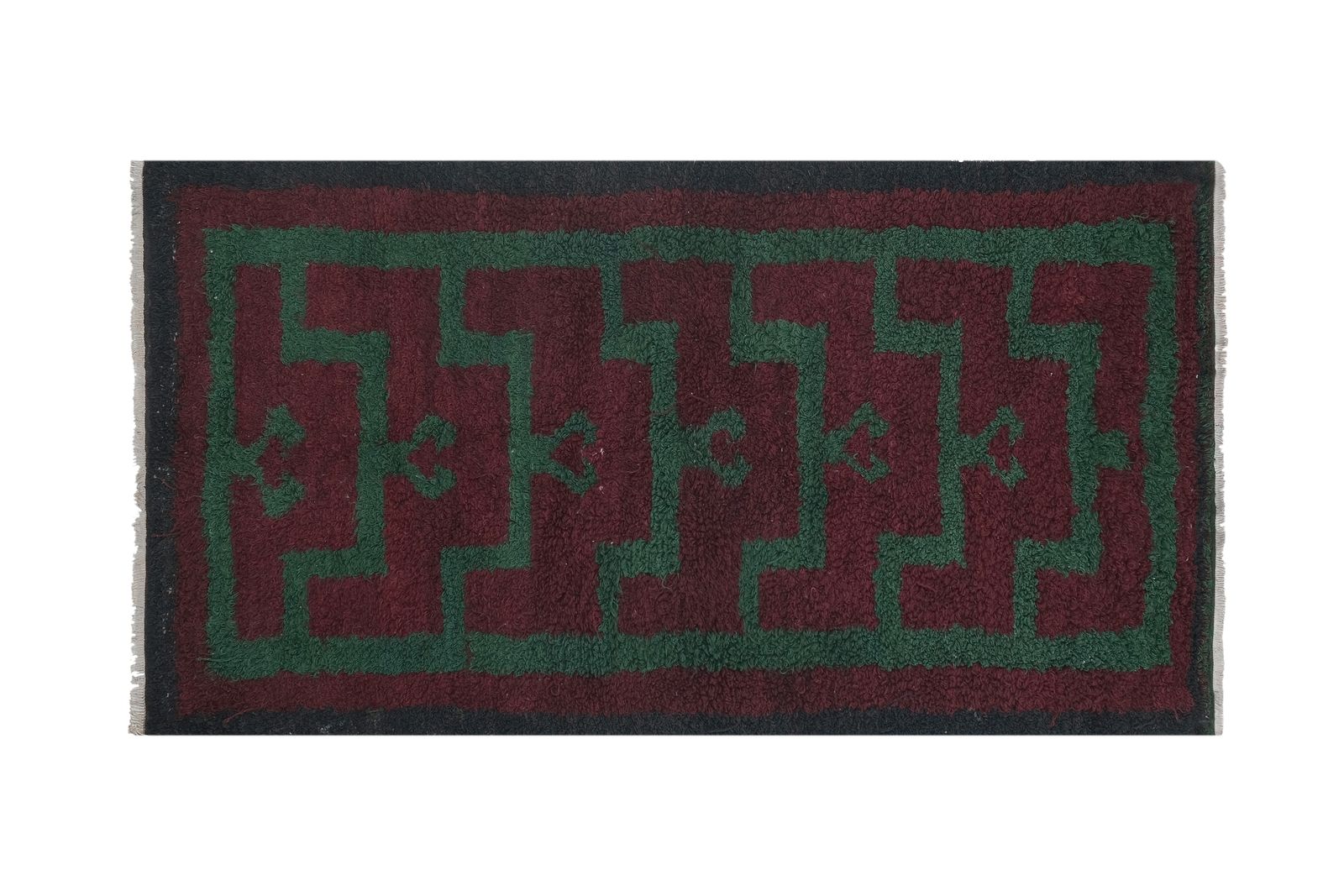 Mid Century Modern Tulu Turkish Tulu Rug With Tribal Pattern 3'11'' X 6'10'' photo buy