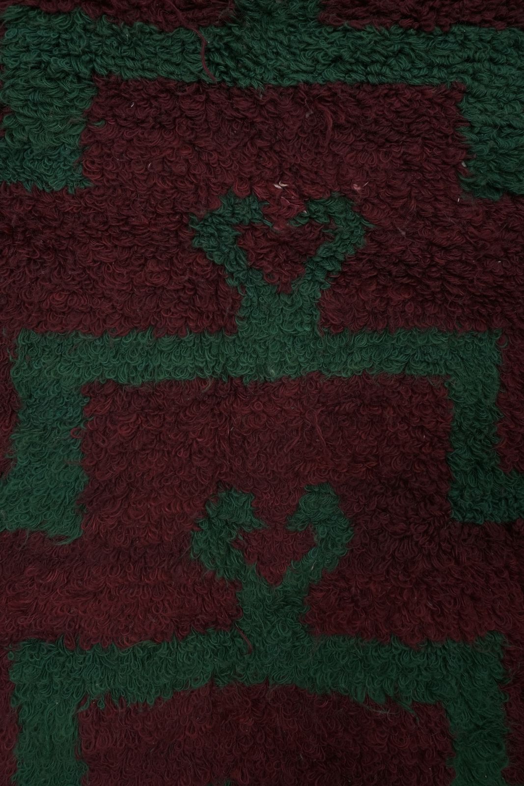photo for sale Mid Century Modern Tulu Turkish Tulu Rug With Tribal Pattern 3'11'' X 6'10''
