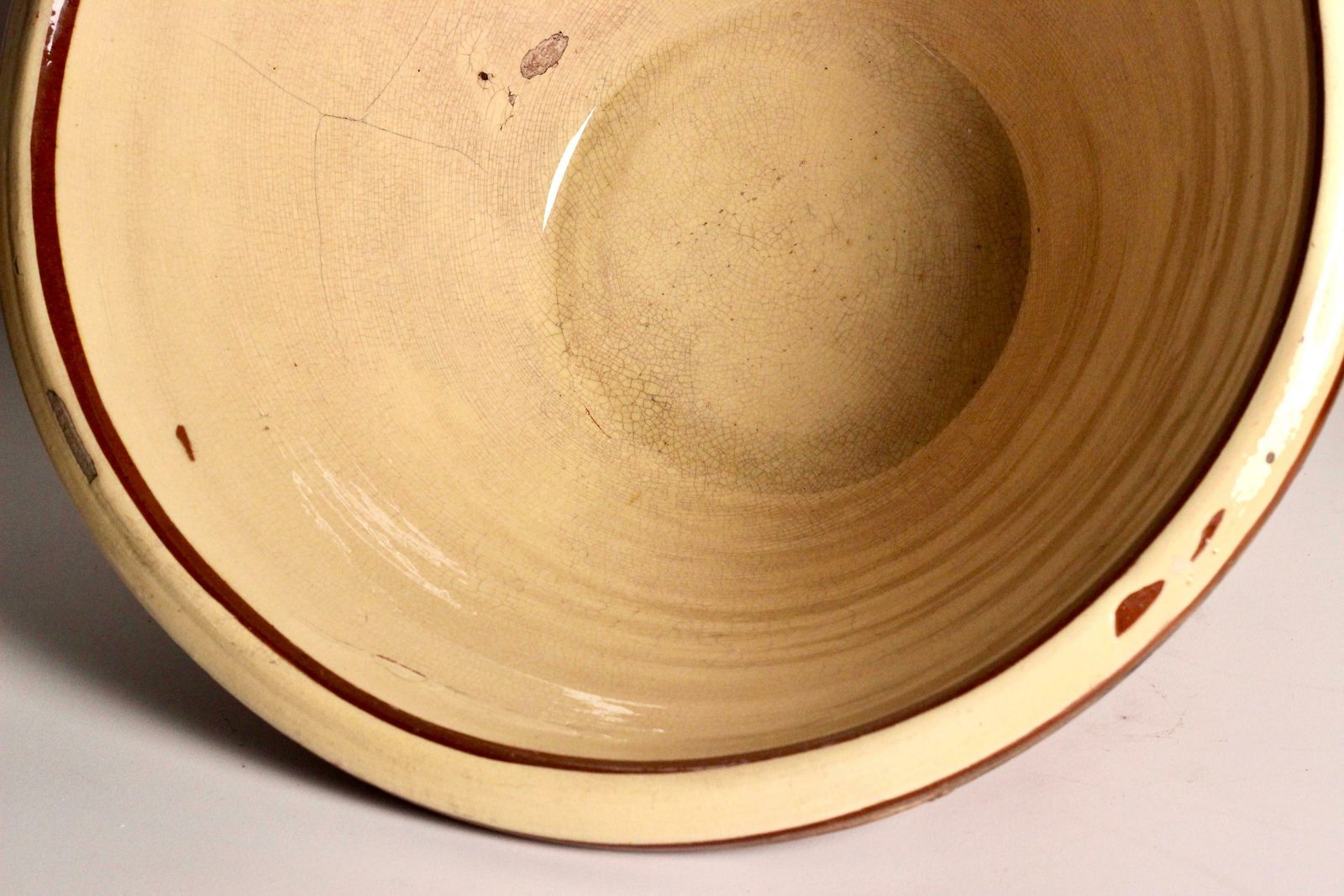 A Large English 19th Century Dairy Bowl From The Cotswolds photo buy