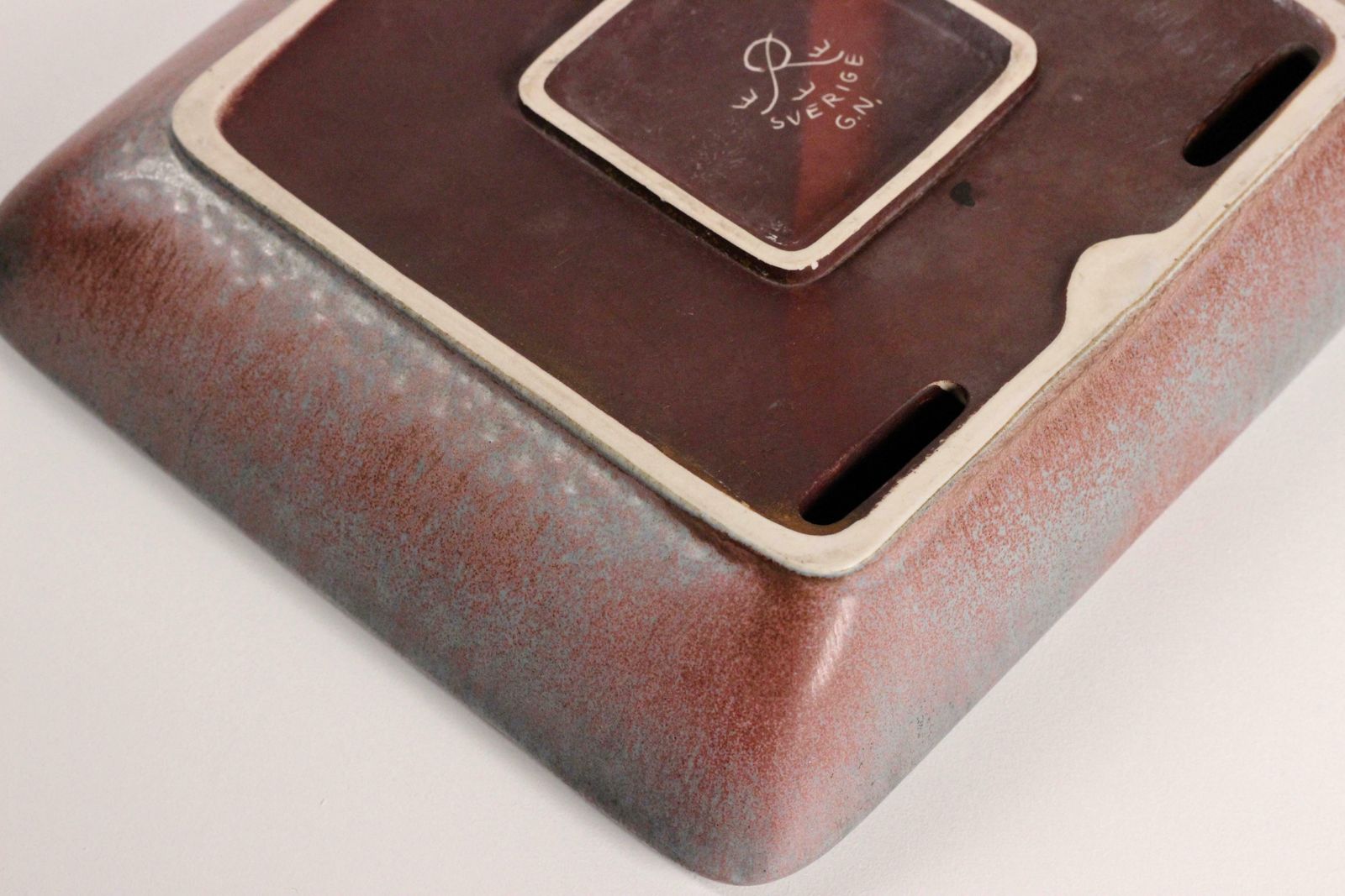 Scandinavian Modern Large Ceramic Ashtray By Gunnar Nylund For Rörstrand 1950’s photo Home Decor