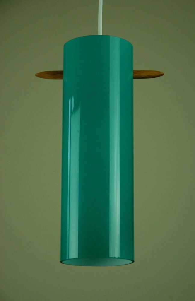 Glass Pendant Lamp By Uno & östen Kristiansson For Luxus, Vittsjö, Sweden, 1960s photo furniture