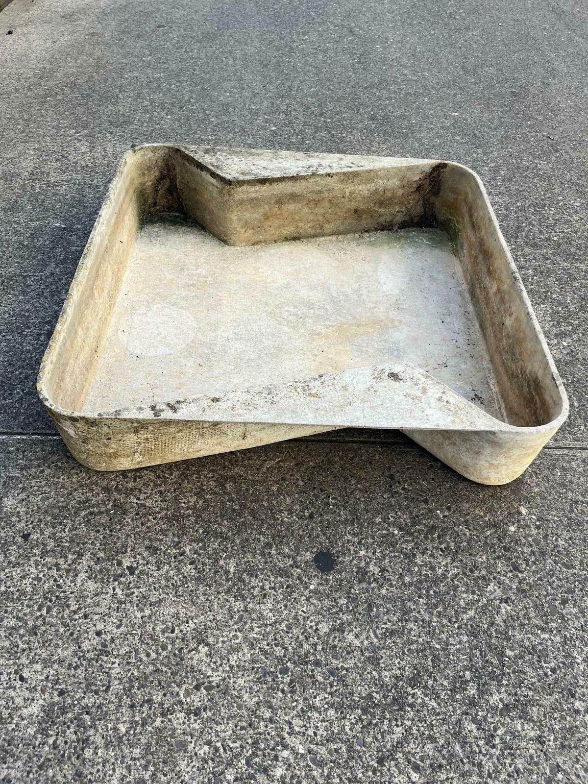 Concrete Planter By Willy Guhl For Eternit, Switzerland Ca. 1960s photo vintage