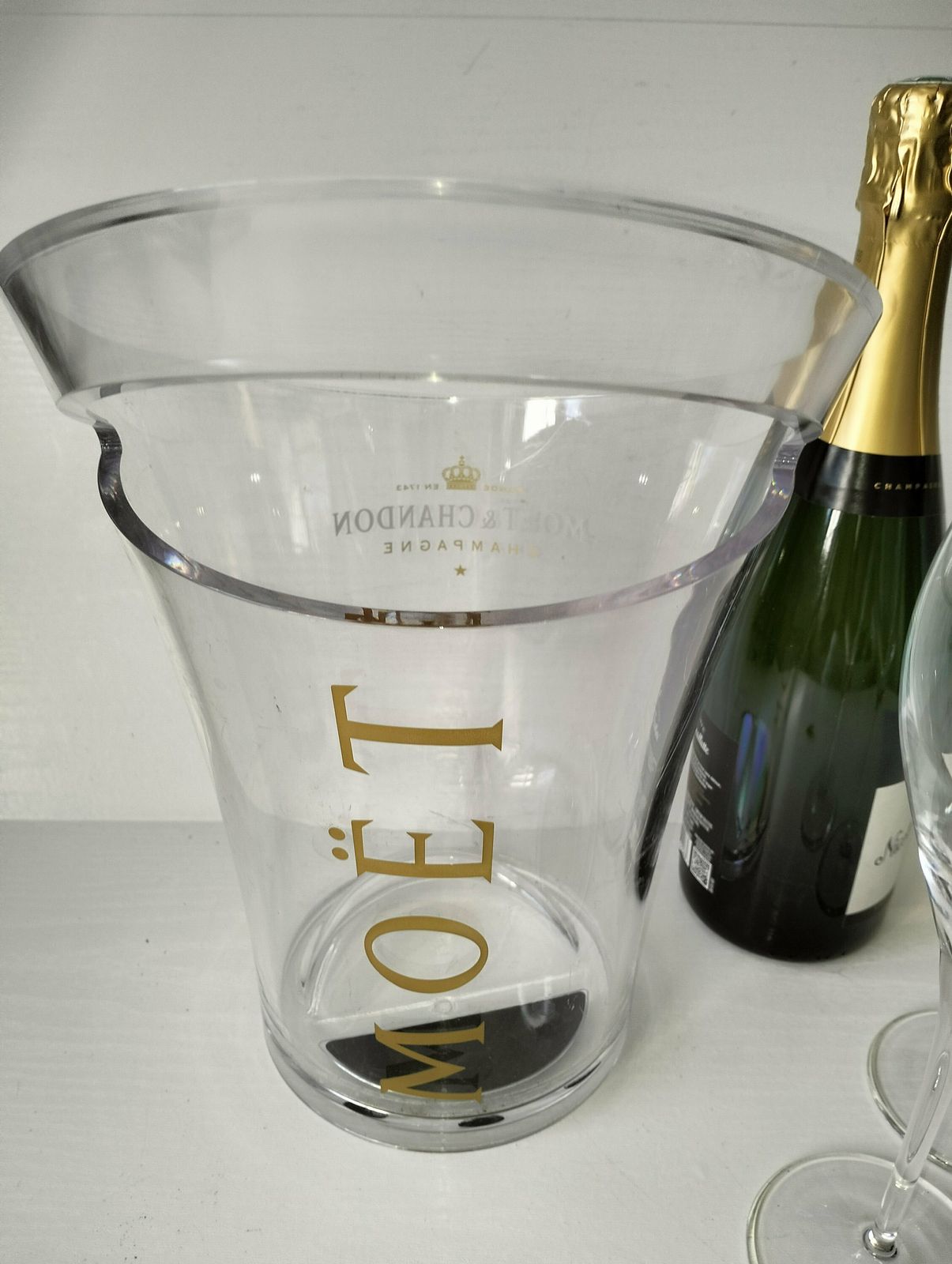 Vintage Champagne Bucket, Moet Chandon Ice Bucket, French Vintage Ice Bucket, Wine Cooler photo for sale