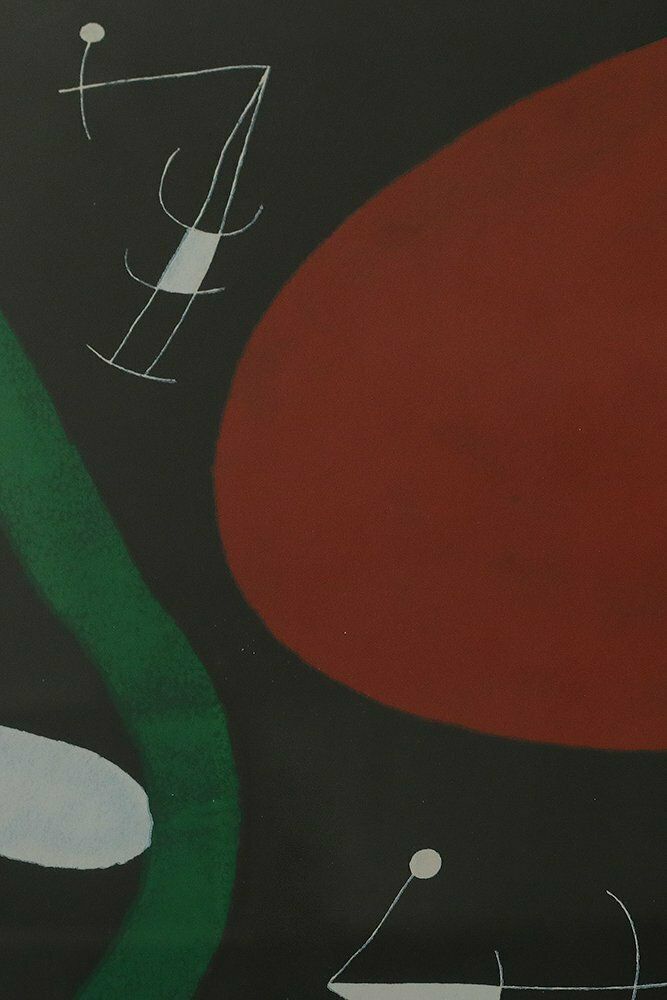 Joan Miro, Sun And Sparks, 1960s, Color Lithograph, Framed photo for sale