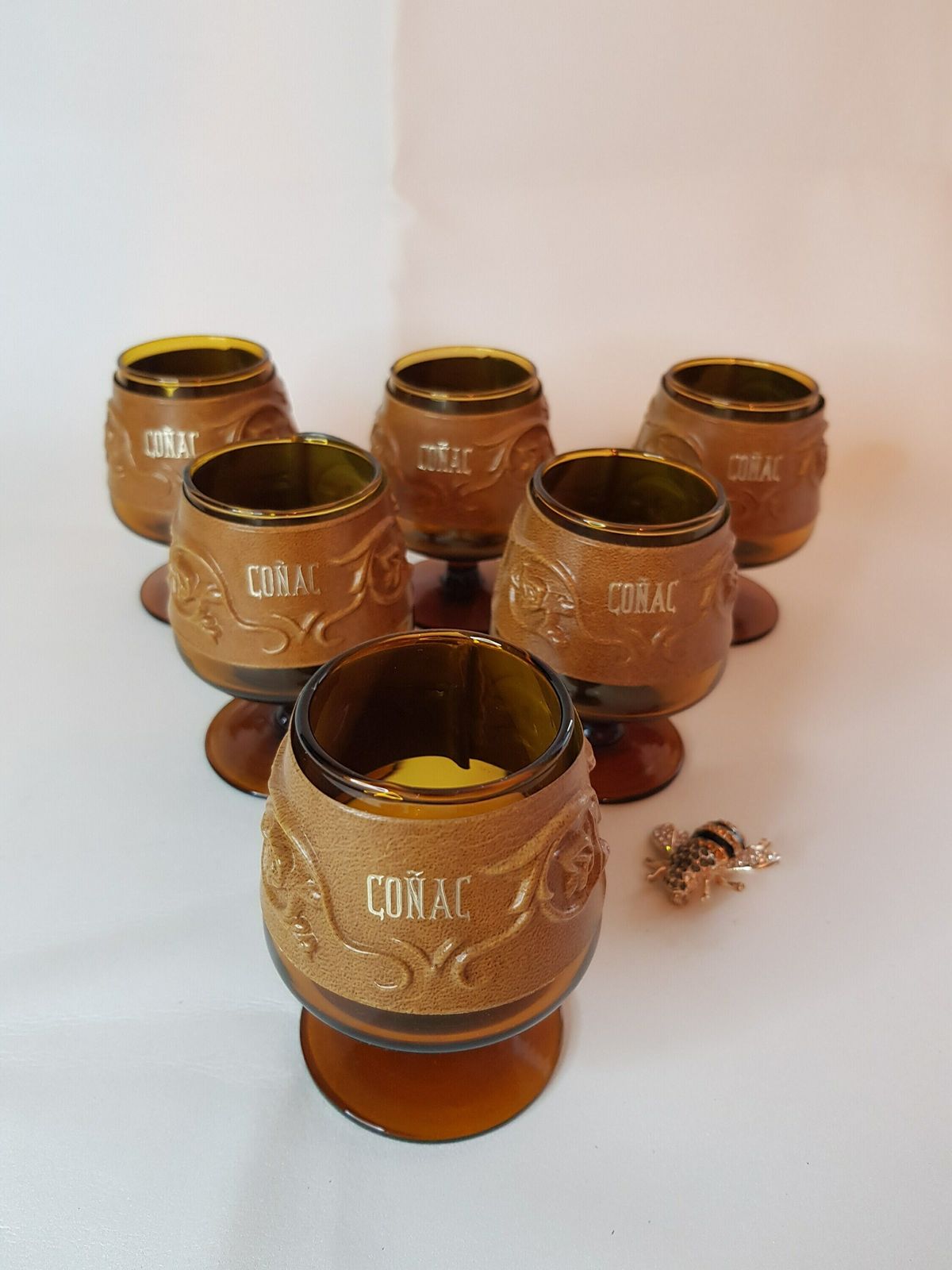 French Cognac Snifter Glasses, Aperitif Glasses, After Dinner Glasses, French Drinkware, Set Of Vintage Glasses