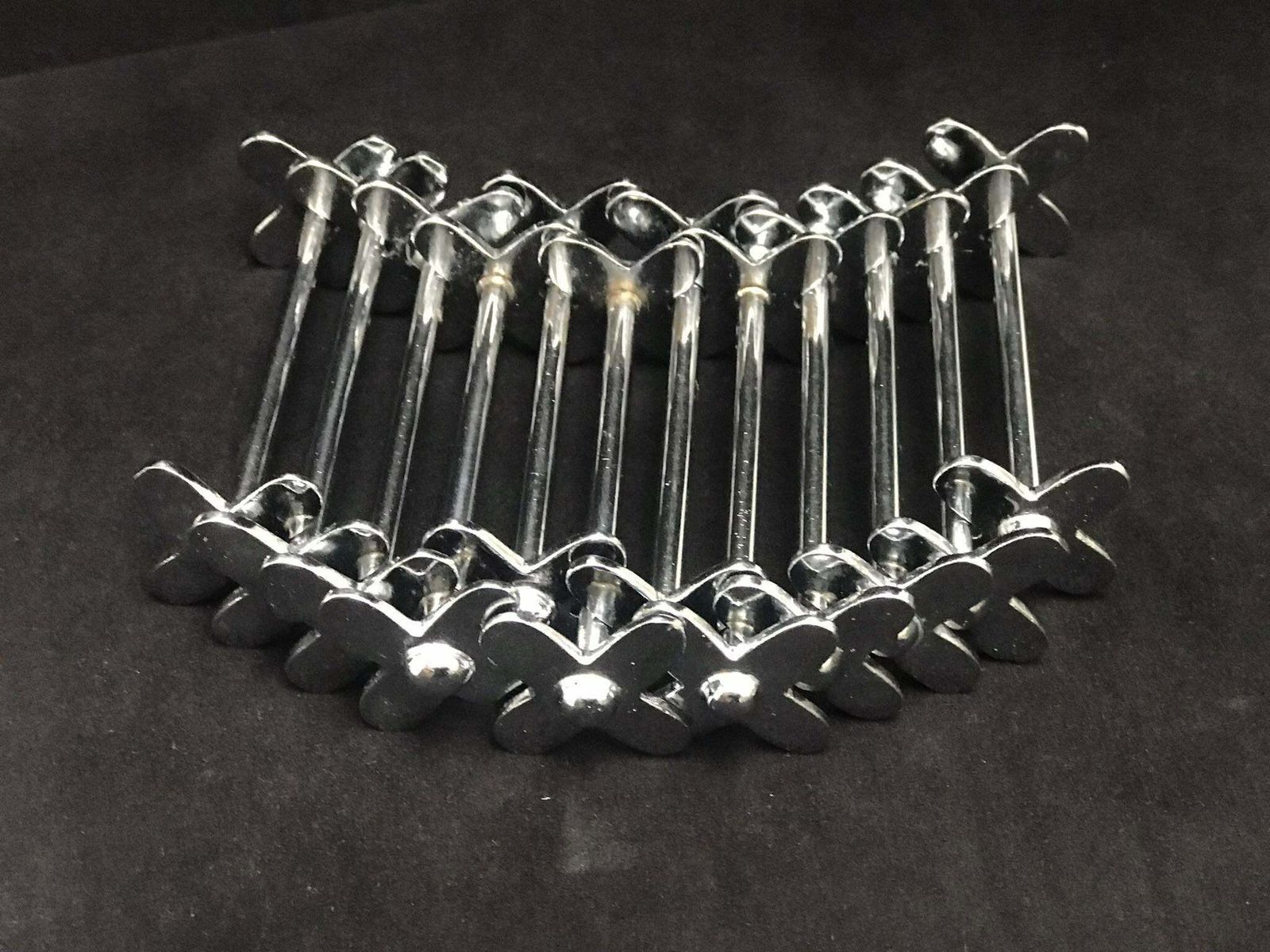 Vintage Knife Rests Art Deco Style, Set 12 Mid Century Retro Table, Wedding Gift, Gift For Her photo Home Decor