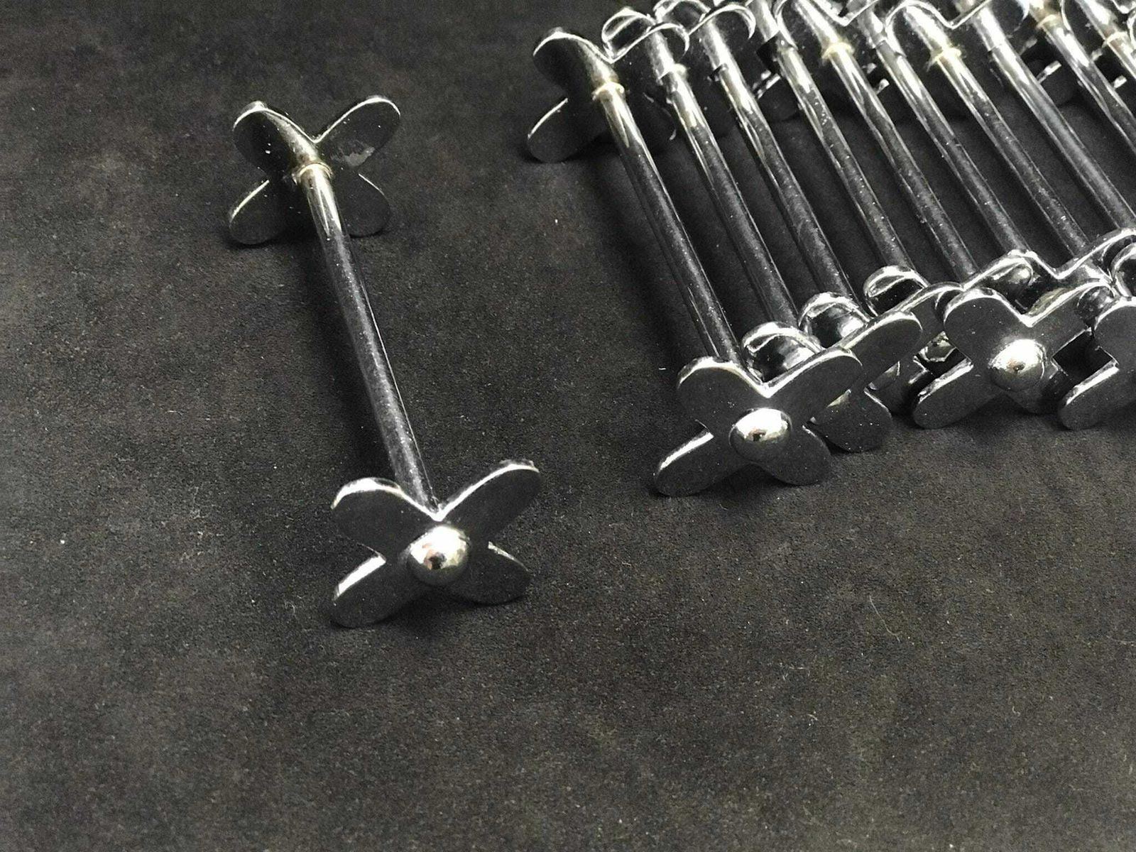 Vintage Knife Rests Art Deco Style, Set 12 Mid Century Retro Table, Wedding Gift, Gift For Her photo buy