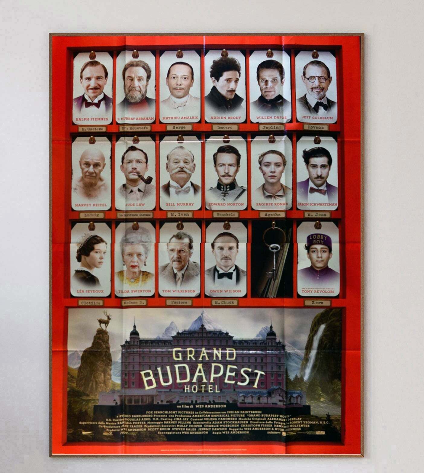 The Grand Budapest Hotel (Italian)  Original Vintage Poster photo 489.0