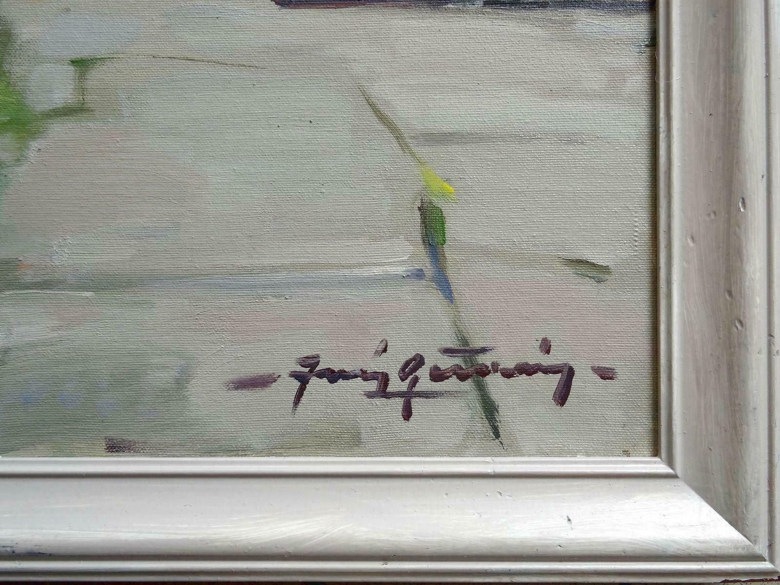 Juris Germanis Embankment. 2017, Oil On Canvas,  2017 photo for sale