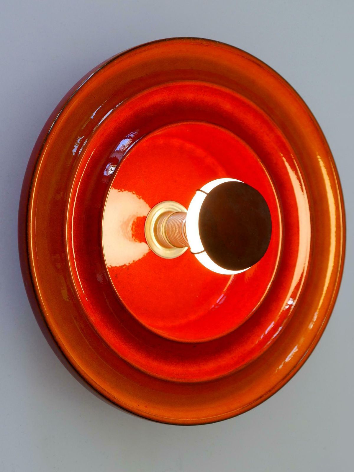 Highly Decorative Mid Century Modern Ceramic Sconce Or Wall Light Germany 1960s photo 1333.0