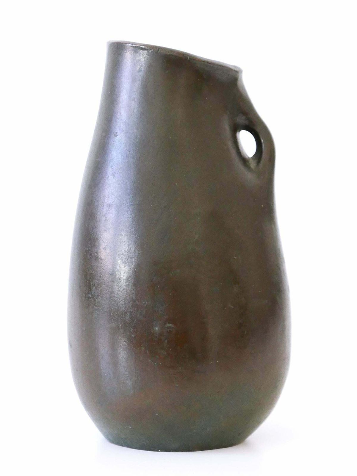 1333.0 Rare And Elegant Mid Century Modern Bronze Vase Germany 1960s Signed: Rnr photo