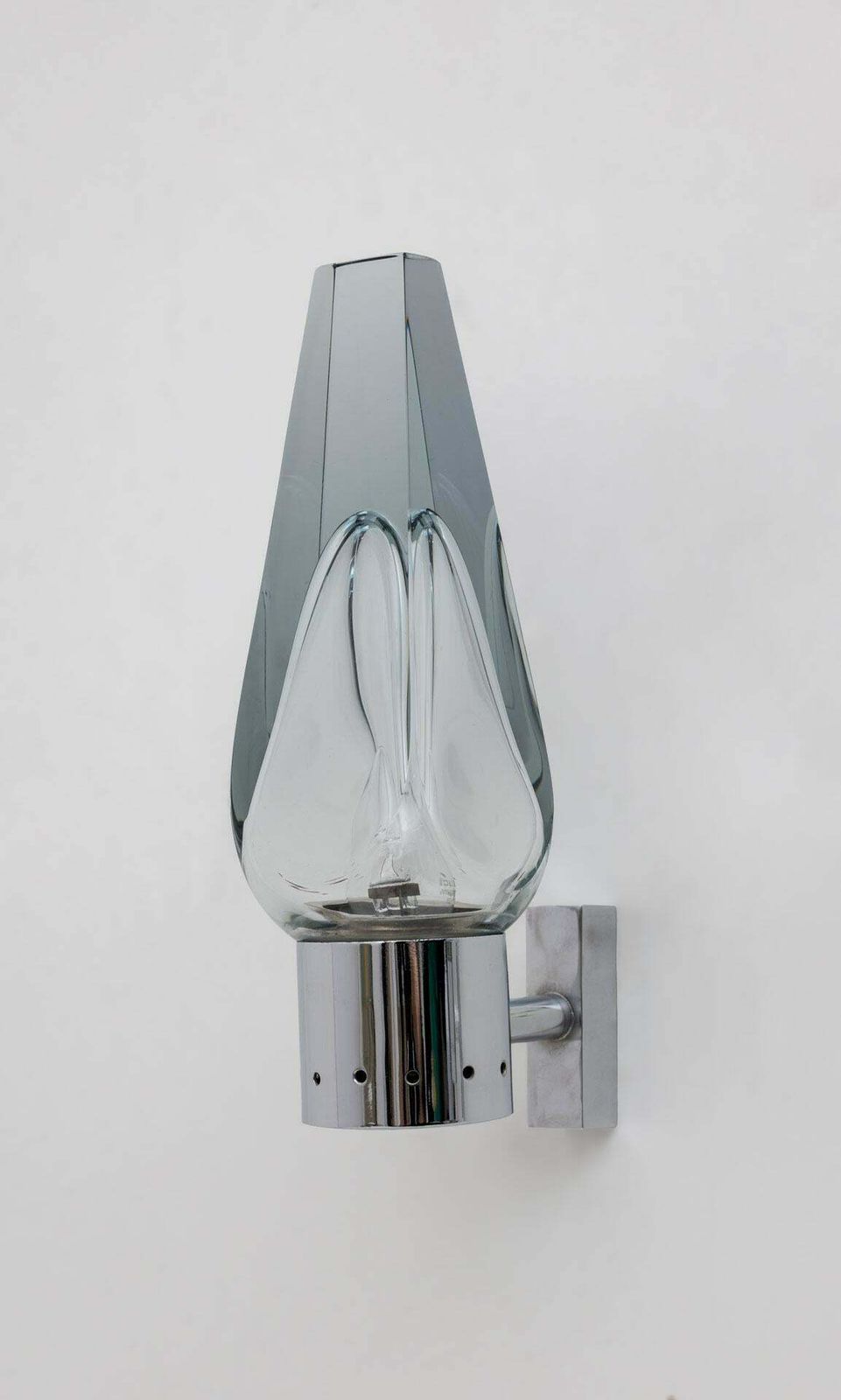 Pair Of Mid Century Modern Murano Glass Sconces By Flavio Poli For Seguso, 1960s photo 5242.0