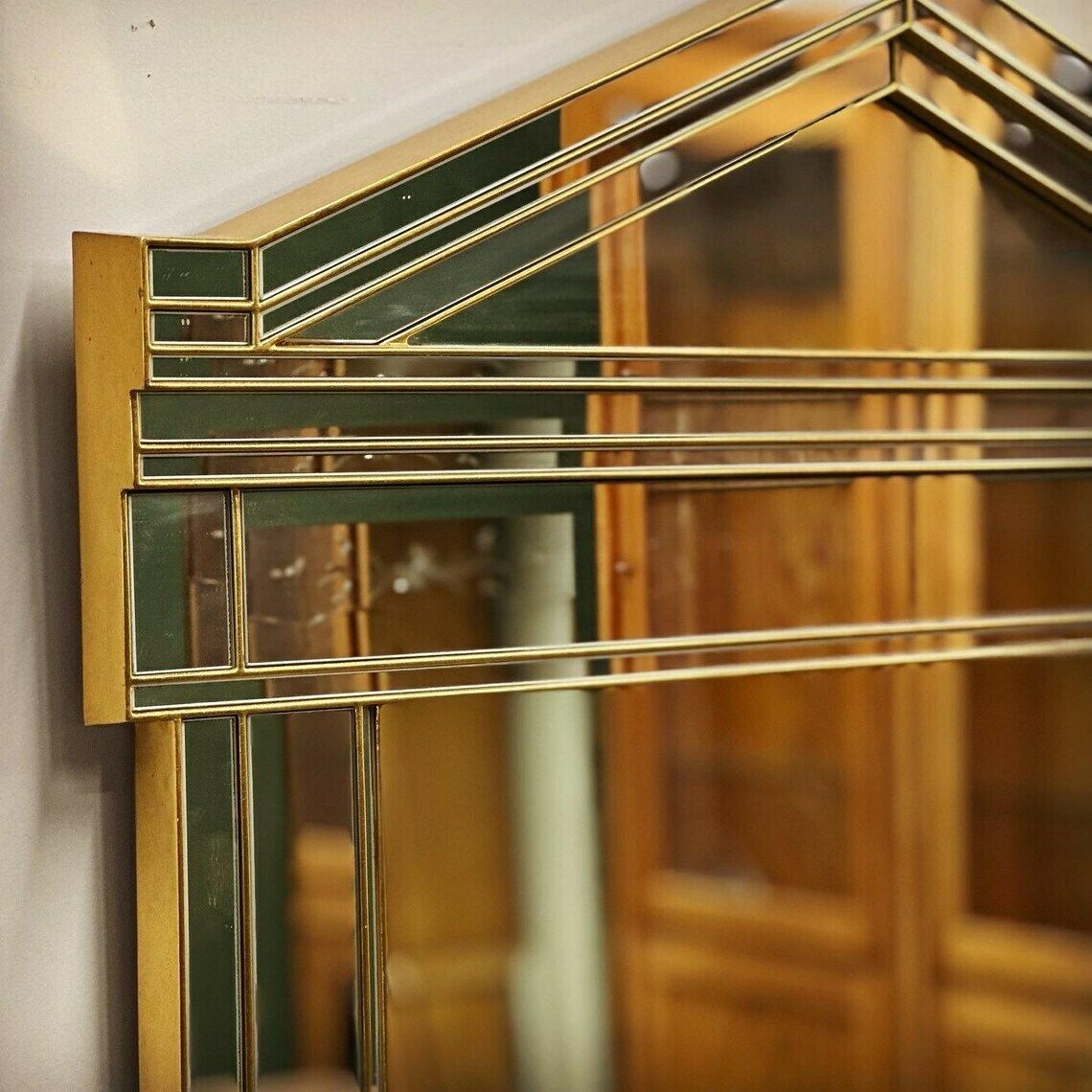 Large Vintage Hollywood Regency Mirror By Deknudt, 1980s Belgium. photo furniture