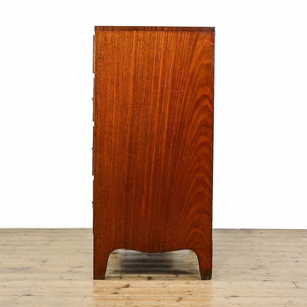 Antique Victorian Mahogany Bow Front Chest Of Drawers photo for sale