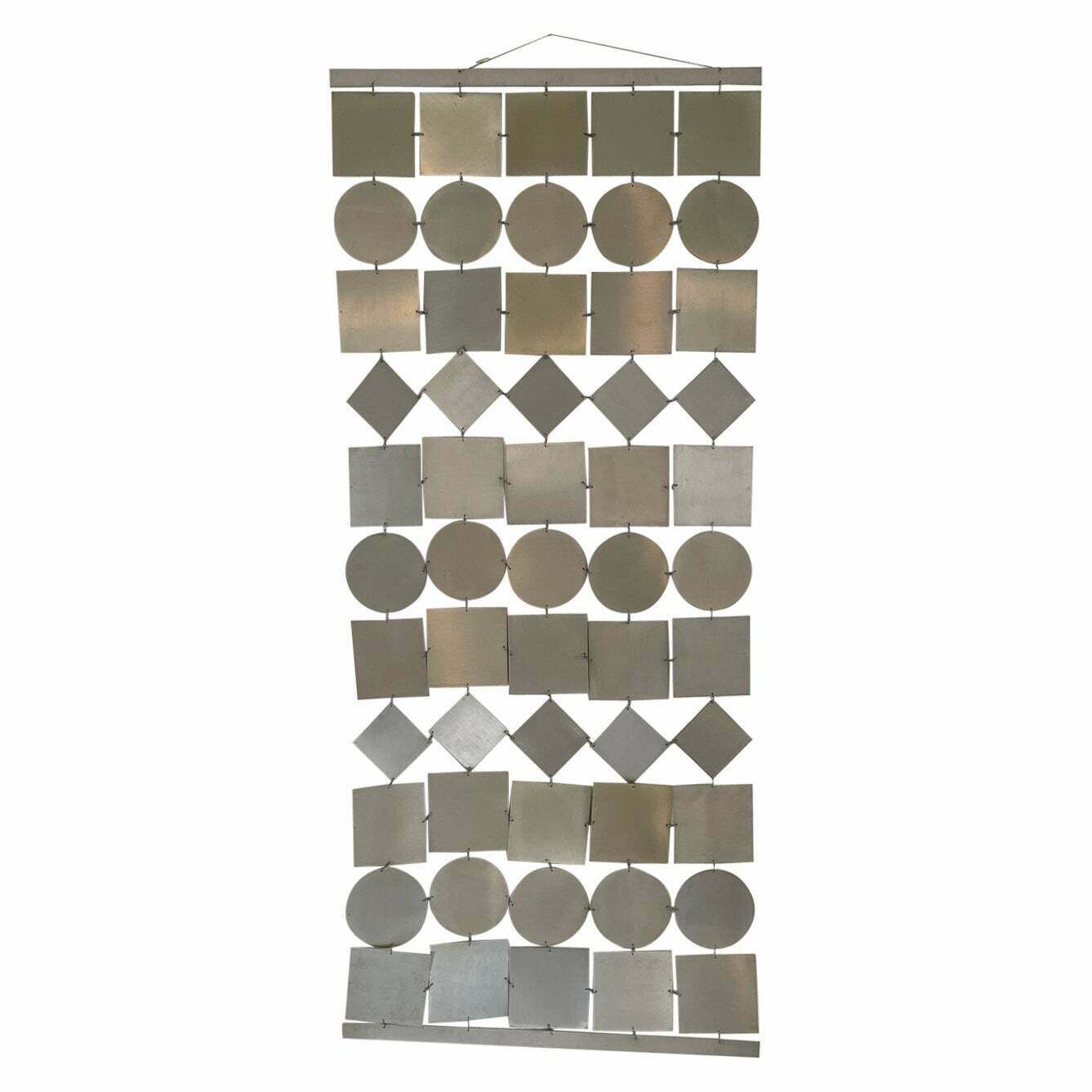 1970s Geometric Steel Screen   Small