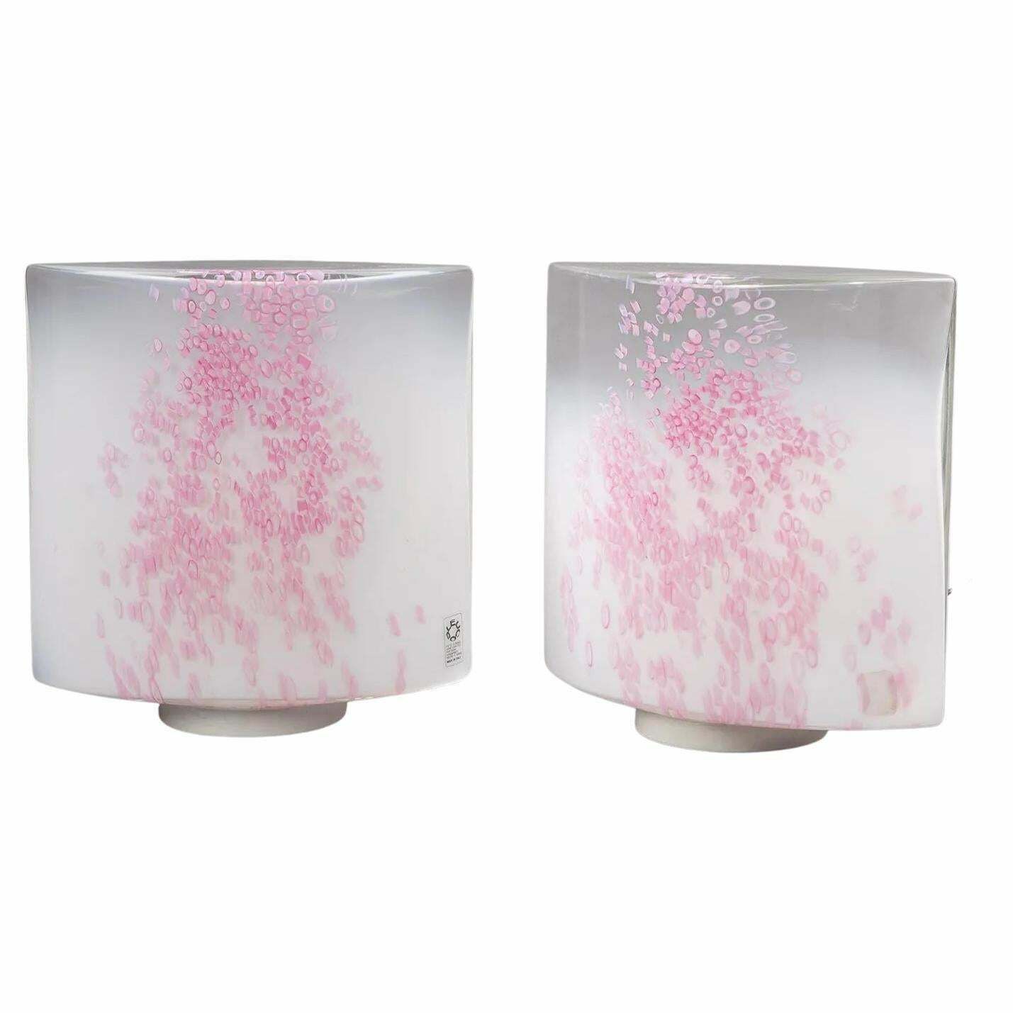 Pair Of Idra Lamps By Rosanna Toso