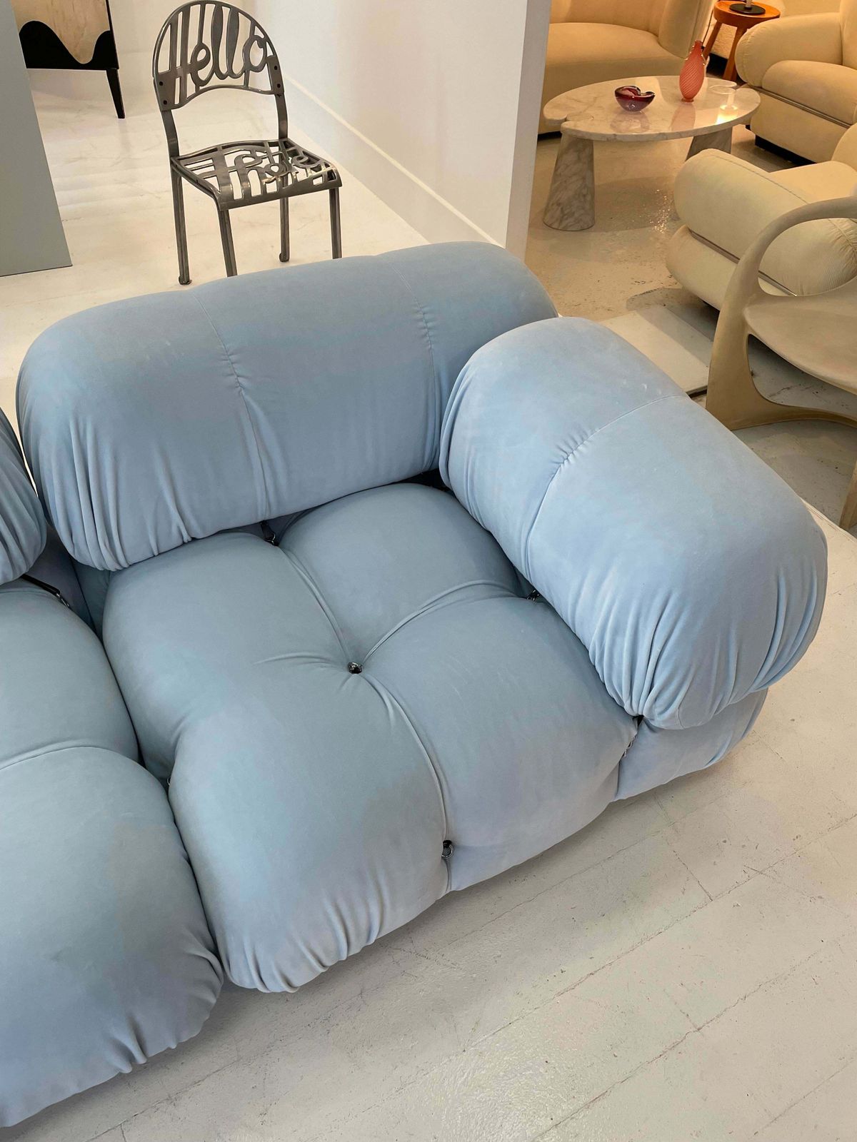 C&B Blue Mario Bellini Camaleonda Sofa (One Module) photo for sale