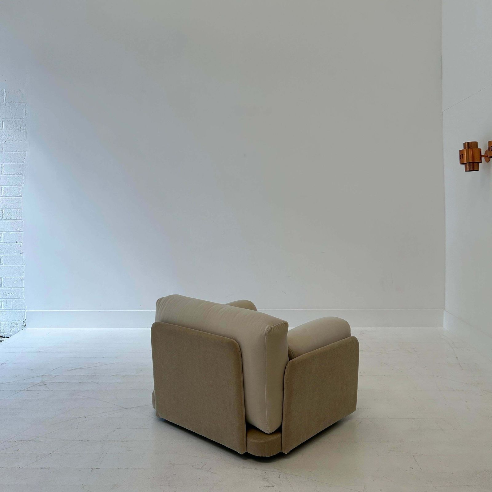 Furniture 1970s Modernist Italian Framed Armchair photo
