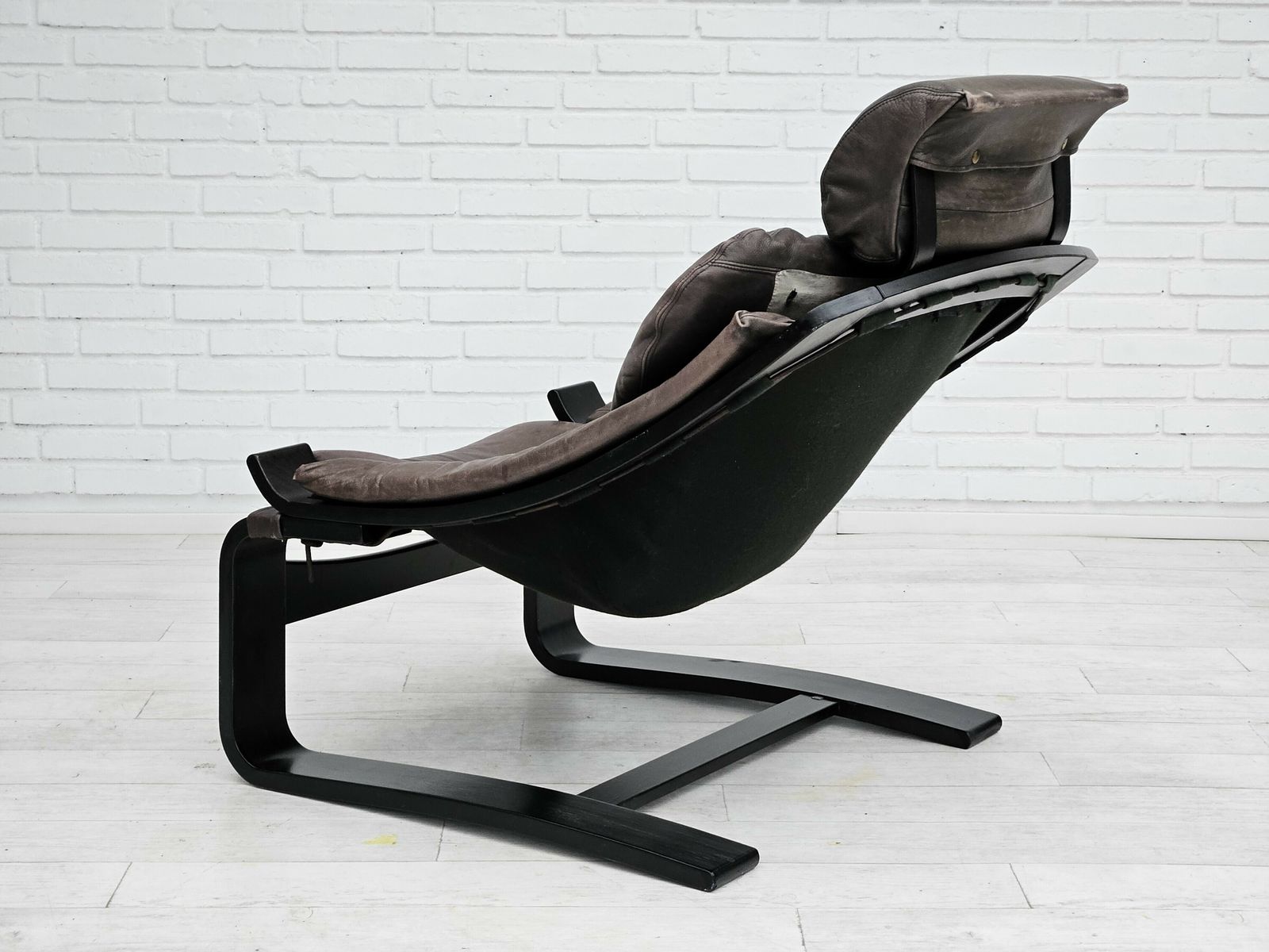 photo for sale 1970s, Swedish Design By Ake Fribyter For Nelo, Kroken Lounge Chair, Original Condition.