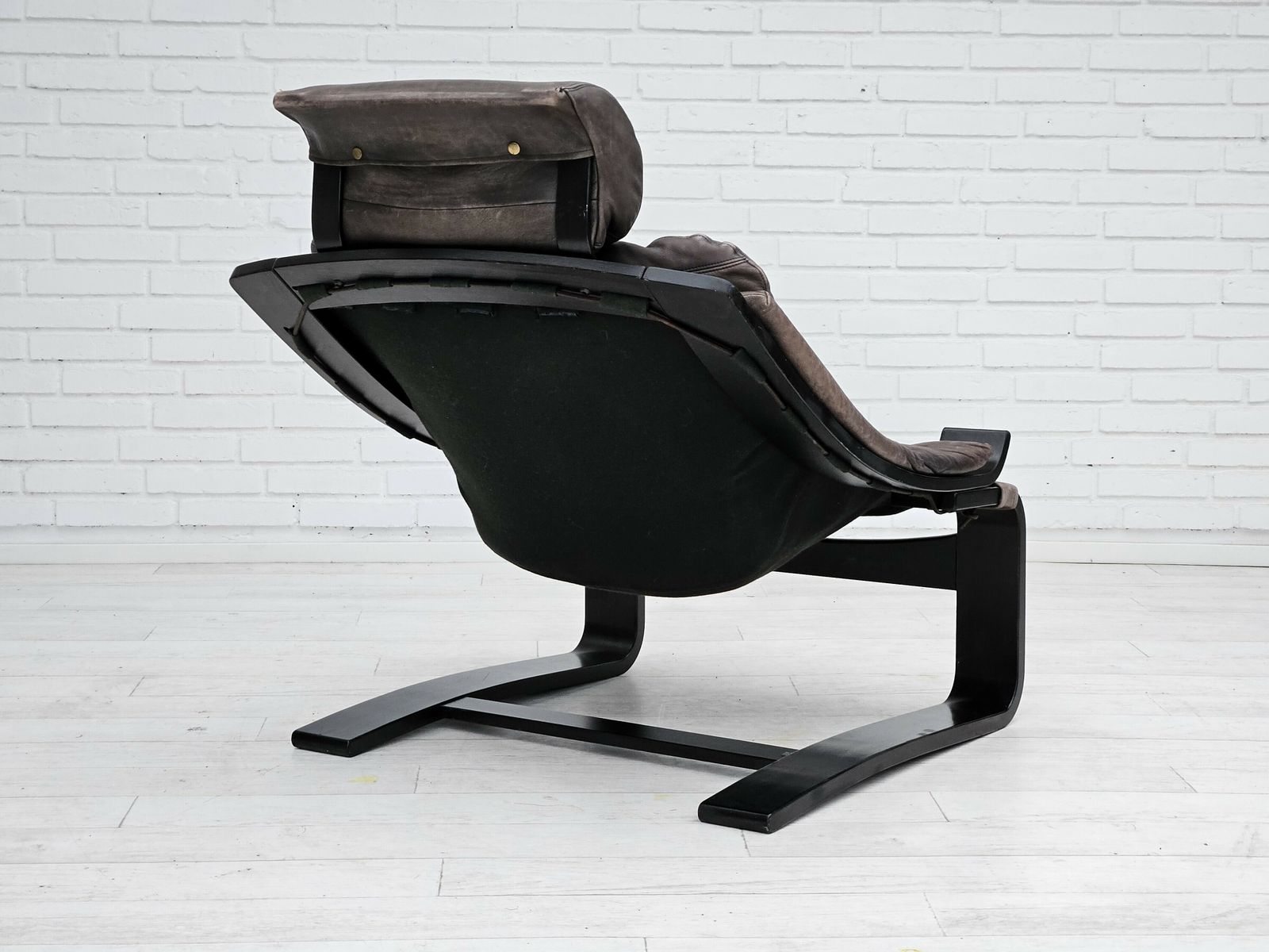 Furniture 1970s, Swedish Design By Ake Fribyter For Nelo, Kroken Lounge Chair, Original Condition. photo