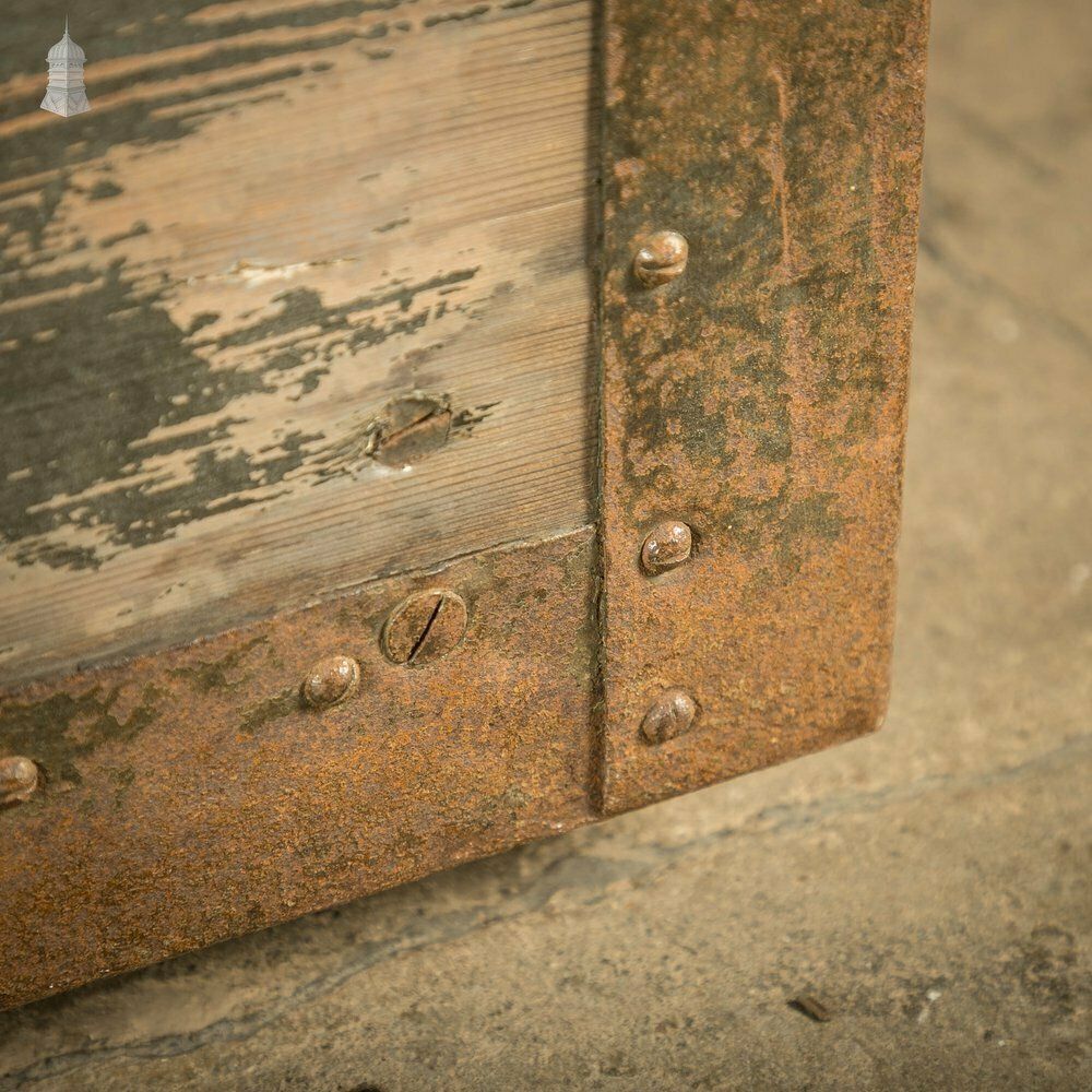 1920’s Agricultural Parts Box, Wood And Metal Construction photo for sale