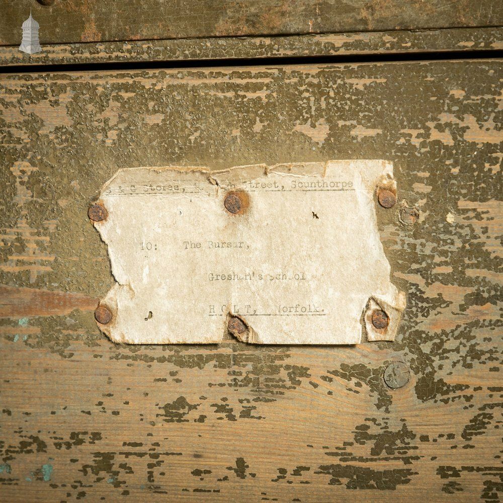 photo buy 1920’s Agricultural Parts Box, Wood And Metal Construction
