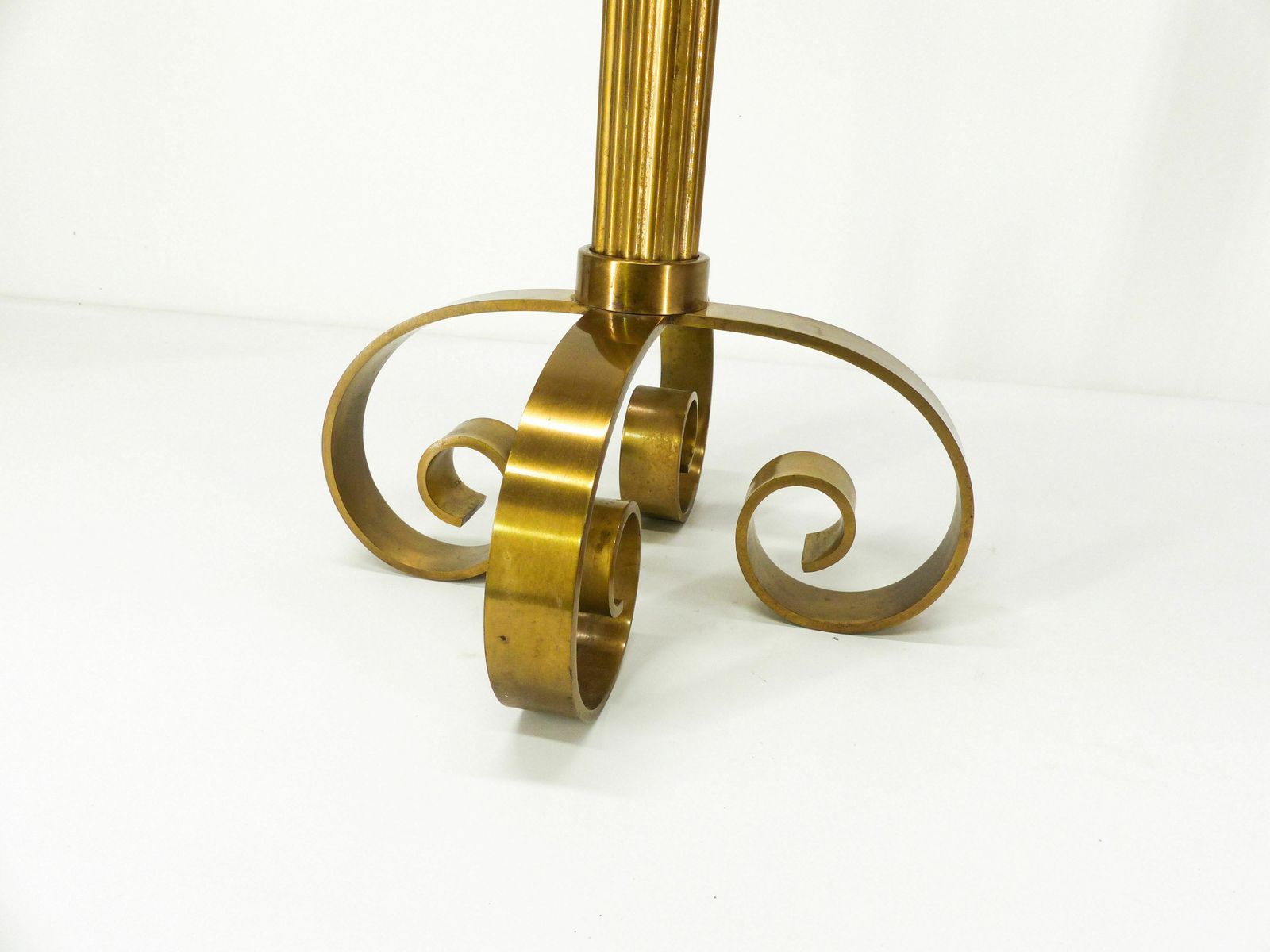 Xxl Brass Candlestick Ivar ålenius Björk For Ystal Metall 1960 photo for sale