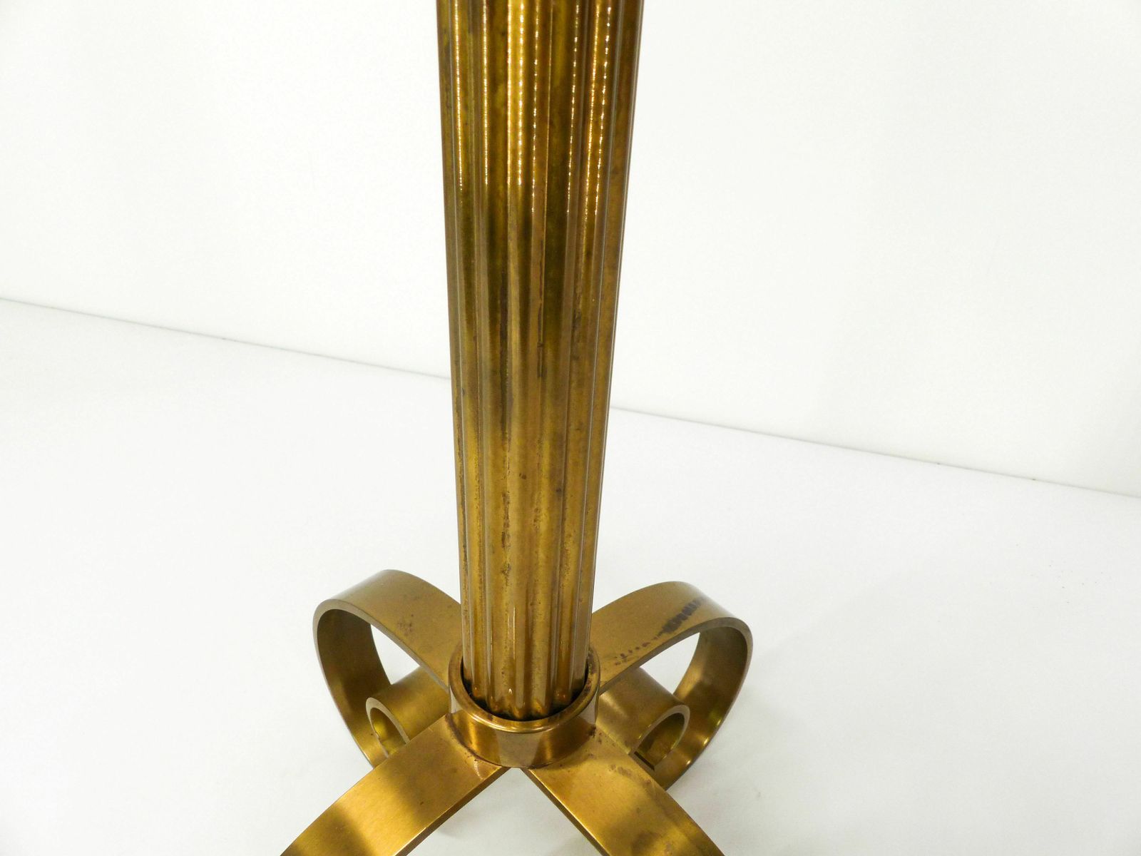 Xxl Brass Candlestick Ivar ålenius Björk For Ystal Metall 1960 photo 900.0