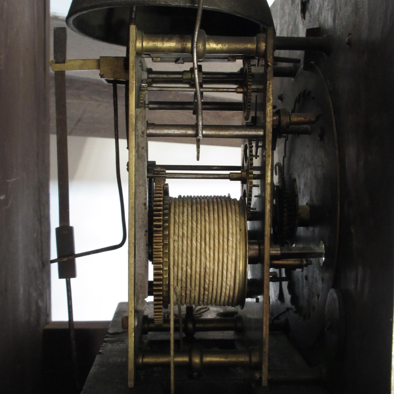 Baron Bruno Schroder Mahogany Long Case Clock By William Warren, Royston, Circa 1750 photo vinterior