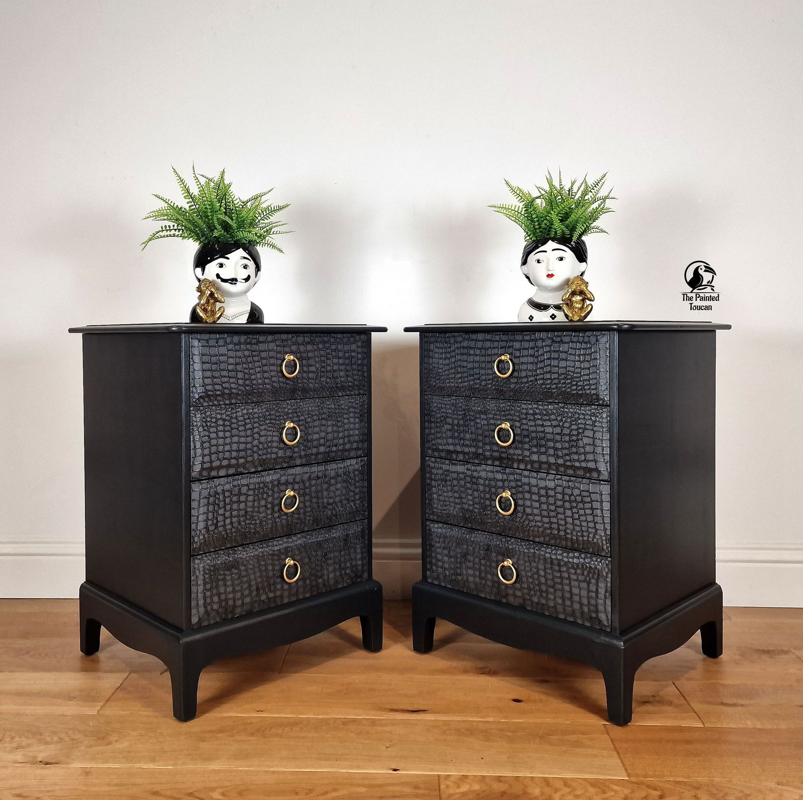 Set Of Stag Bedside Tables Chest Of Drawers   Custom Order photo furniture