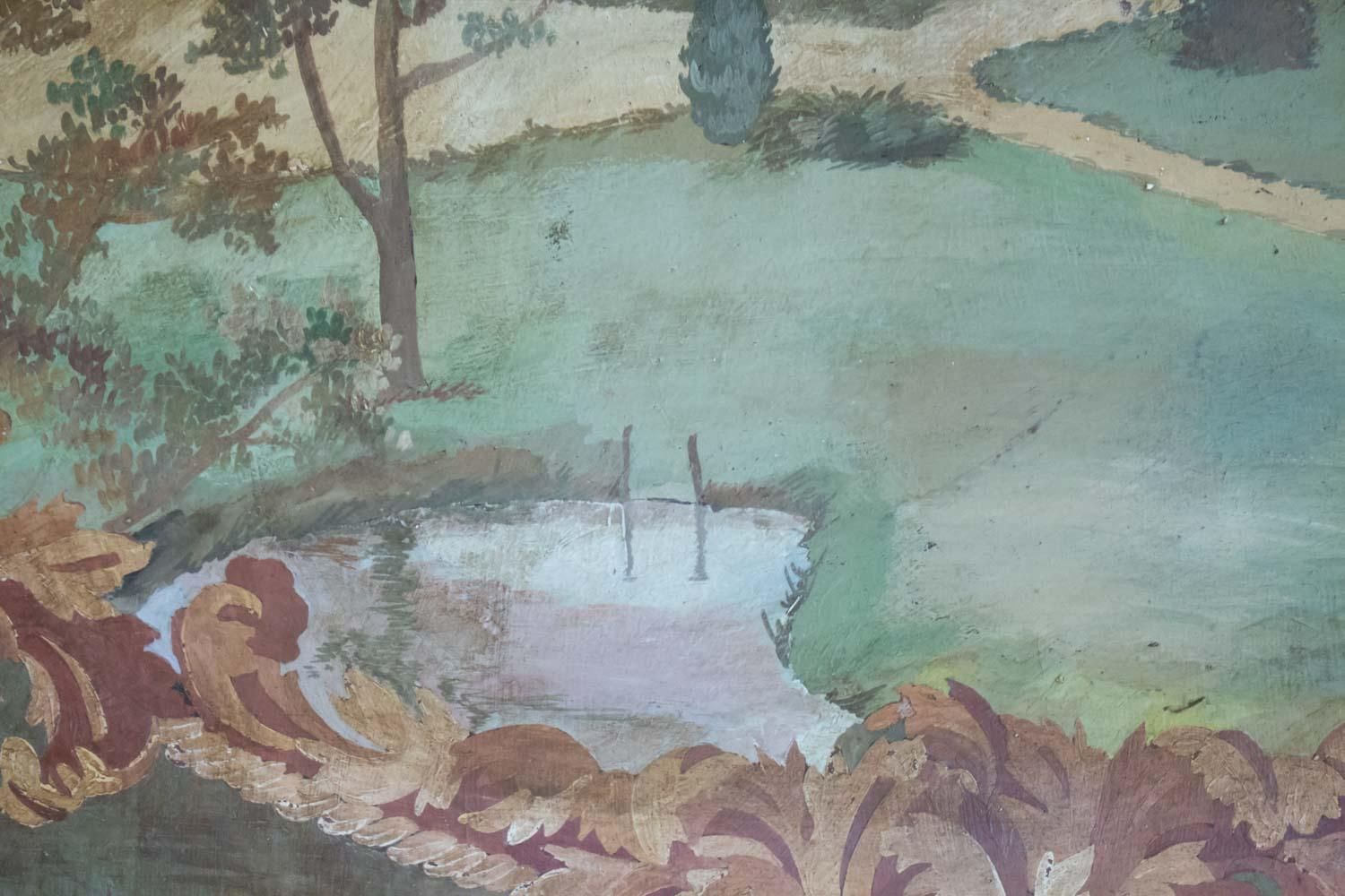 Oil On Canvas 20th Century Of The Chateau De La Marche En Nievre photo 2788.76