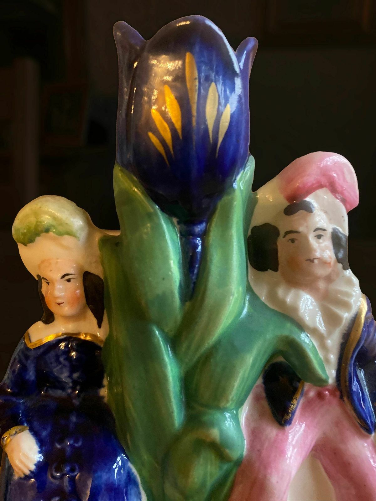 English Staffordshire Spill Vase Circa 1850 60 photo 165.0
