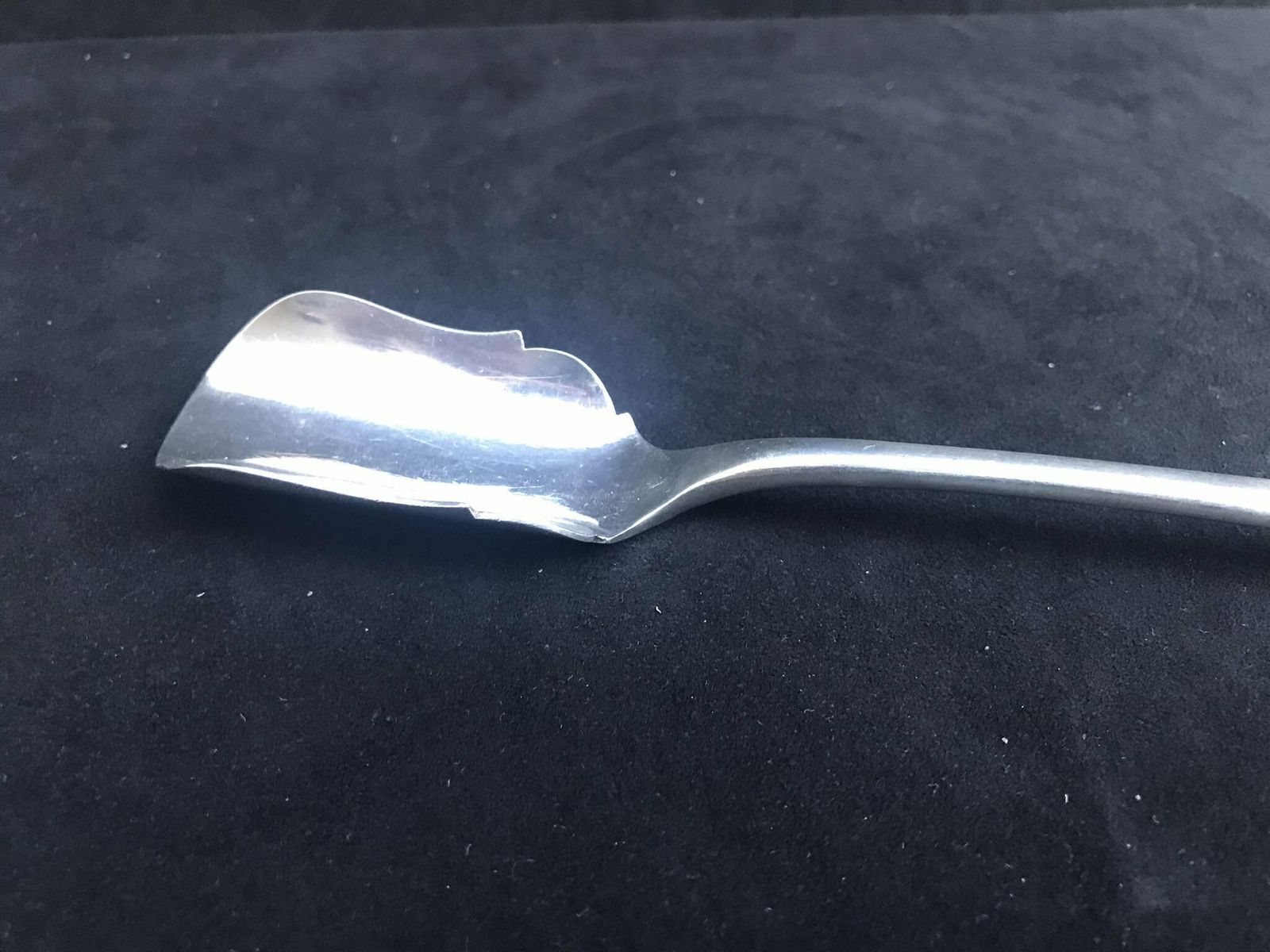Victorian Silver Plated Cheese Scoop Stilton Spoon Atkin Brothers Victorian Silver Plated Antique Collector Gift English Flatware photo furniture
