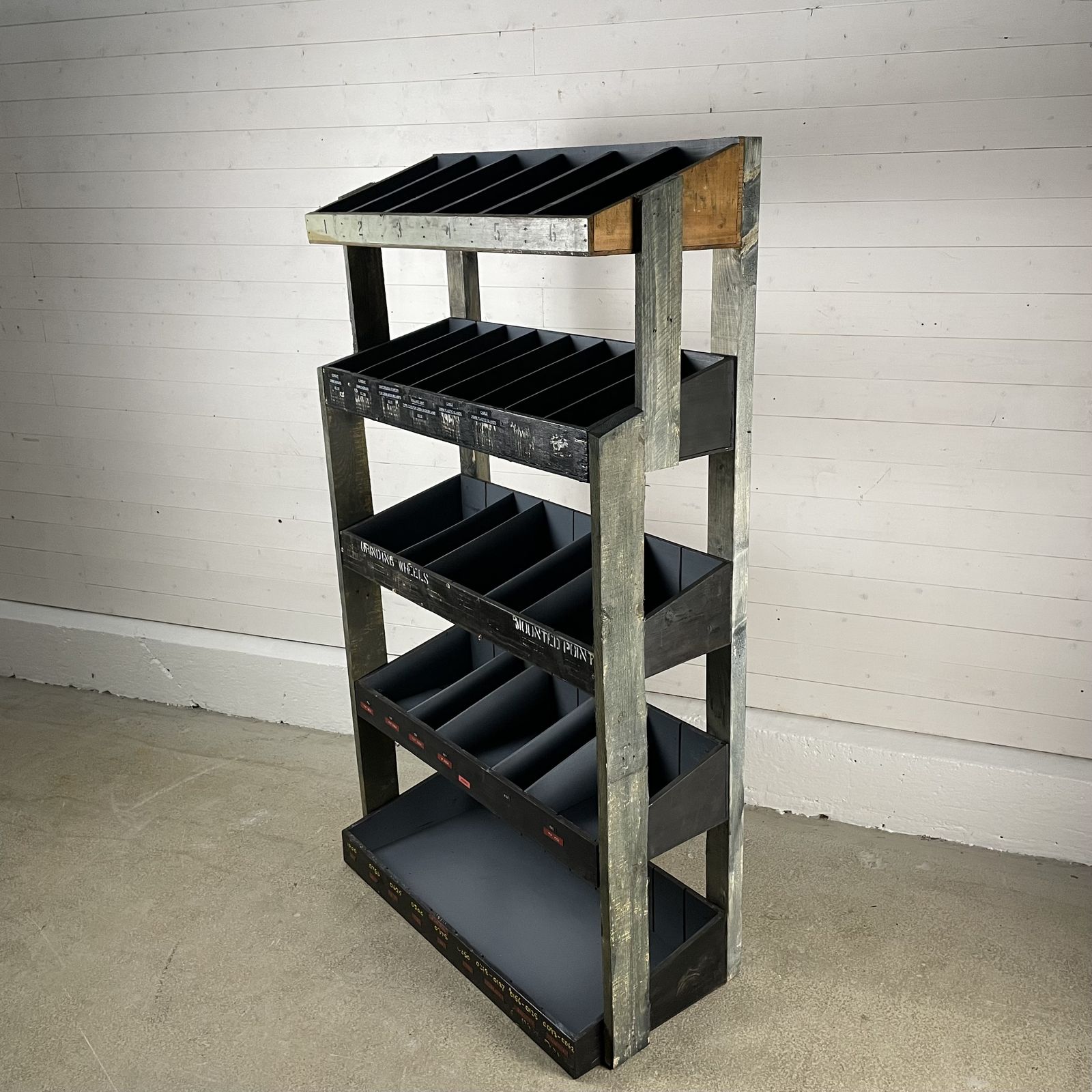 Vintage Industrial Shelving Unit photo for sale