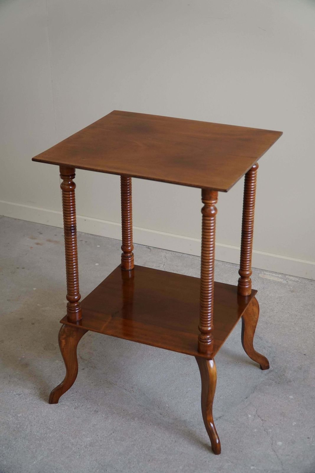 Danish Side Table / Pedestal With Finely Carved Legs, Early 20th Century photo vinterior